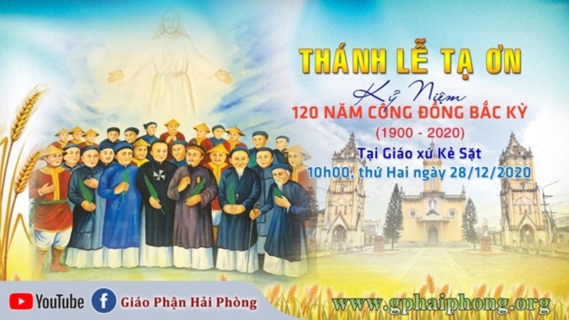 Trực tiếp Thánh lễ đại triều mừng kỷ niệm 120 năm Công đồng Bắc Kỳ