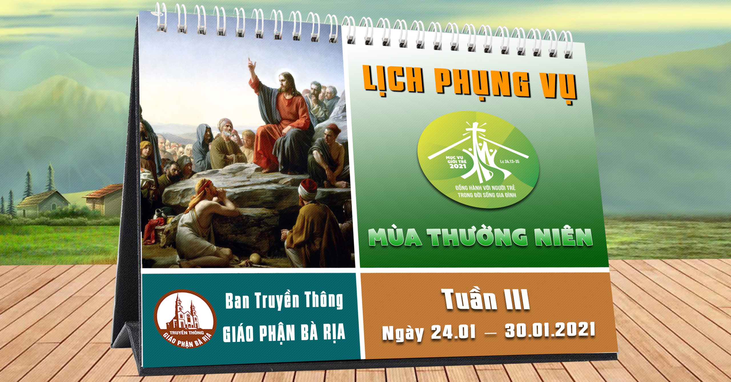 Lịch Phụng vụ từ ngày 24.01.2021 đến 31.01.2021