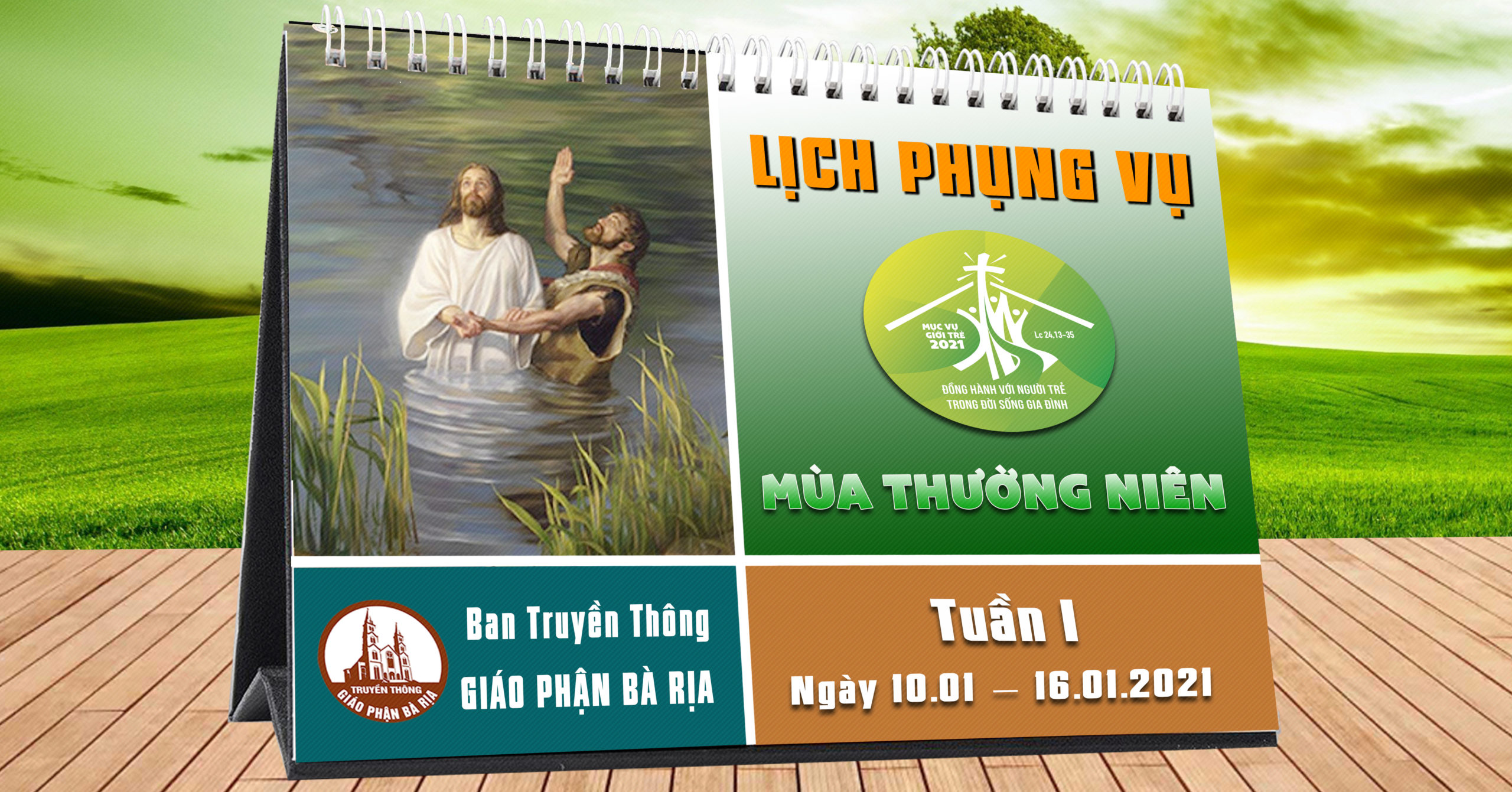 Lịch Phụng vụ từ ngày 10.01.2021 đến 17.01.2021