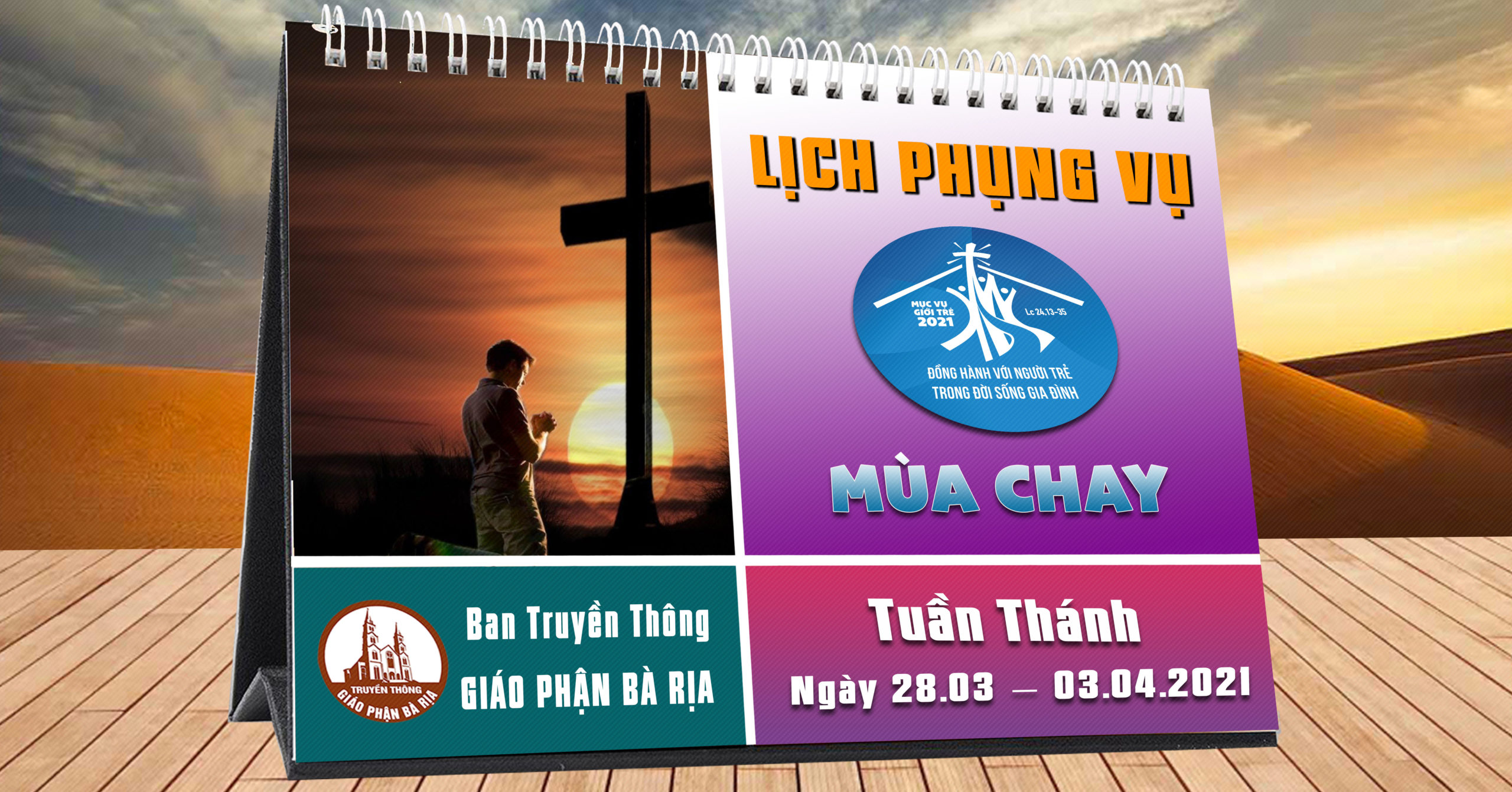 Lịch Phụng vụ từ ngày 28.03.2021 đến 04.04.2021