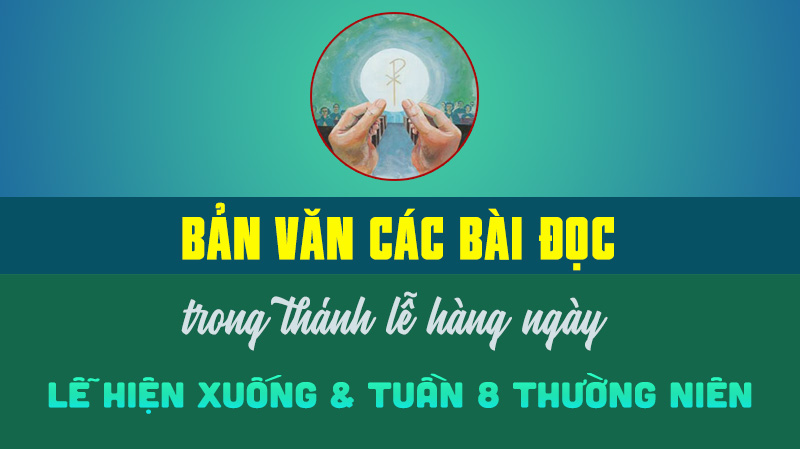 Bản văn thánh Lễ Hiện Xuống và Tuần 8 Thường niên