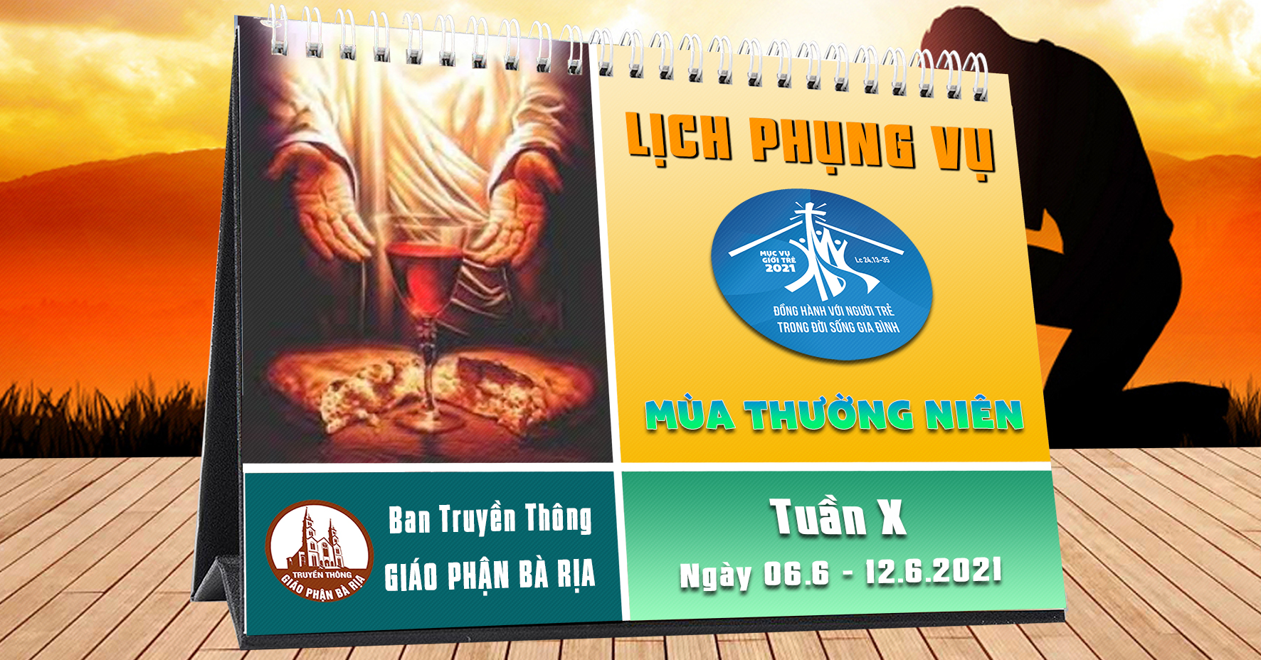 Lịch Phụng vụ từ ngày 06.6.2021 đến 13.6.2021