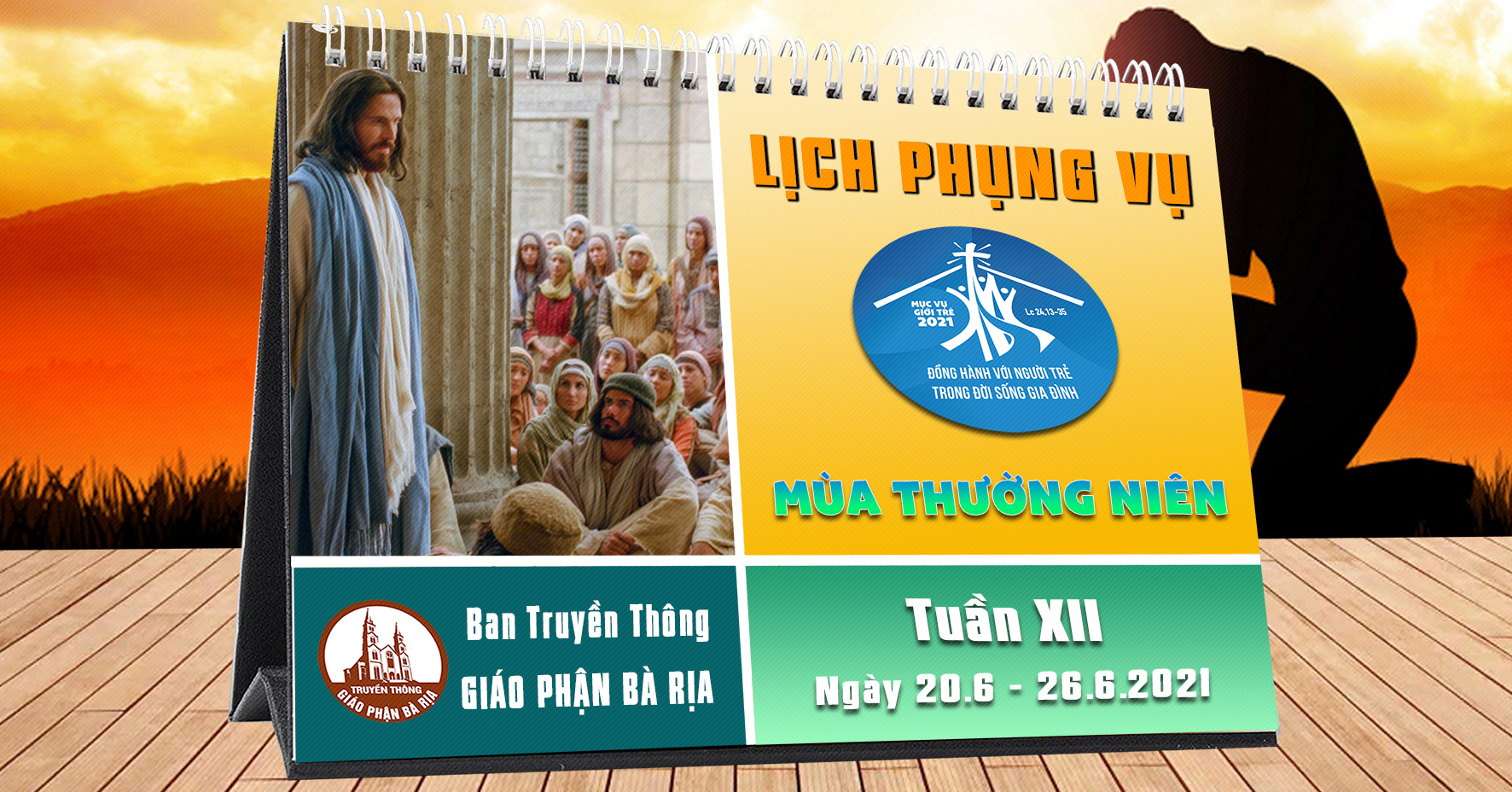 Lịch Phụng vụ từ ngày 20.6.2021 đến 27.6.2021