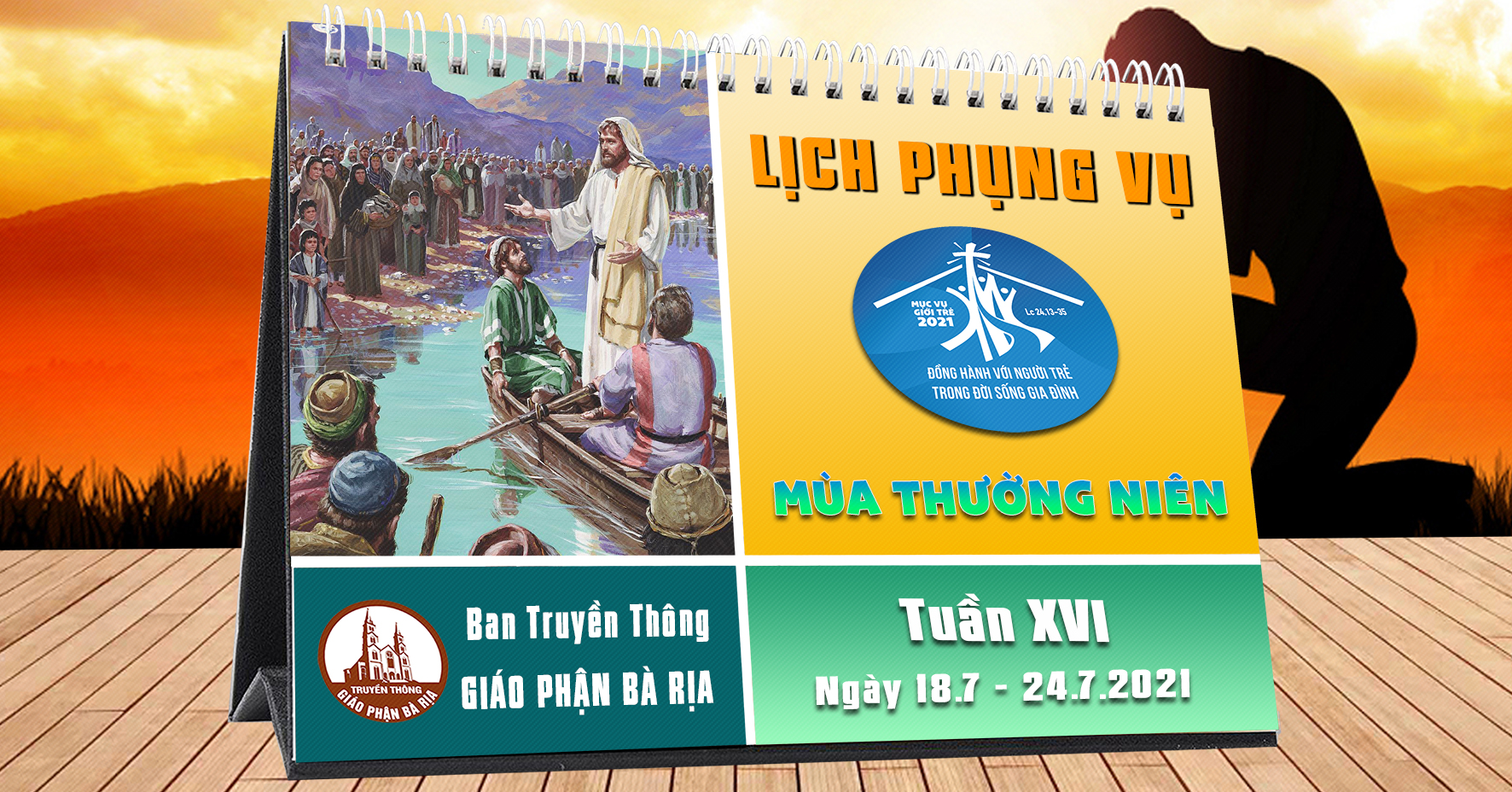 Lịch Phụng vụ từ ngày 18.7.2021 đến 25.7.2021