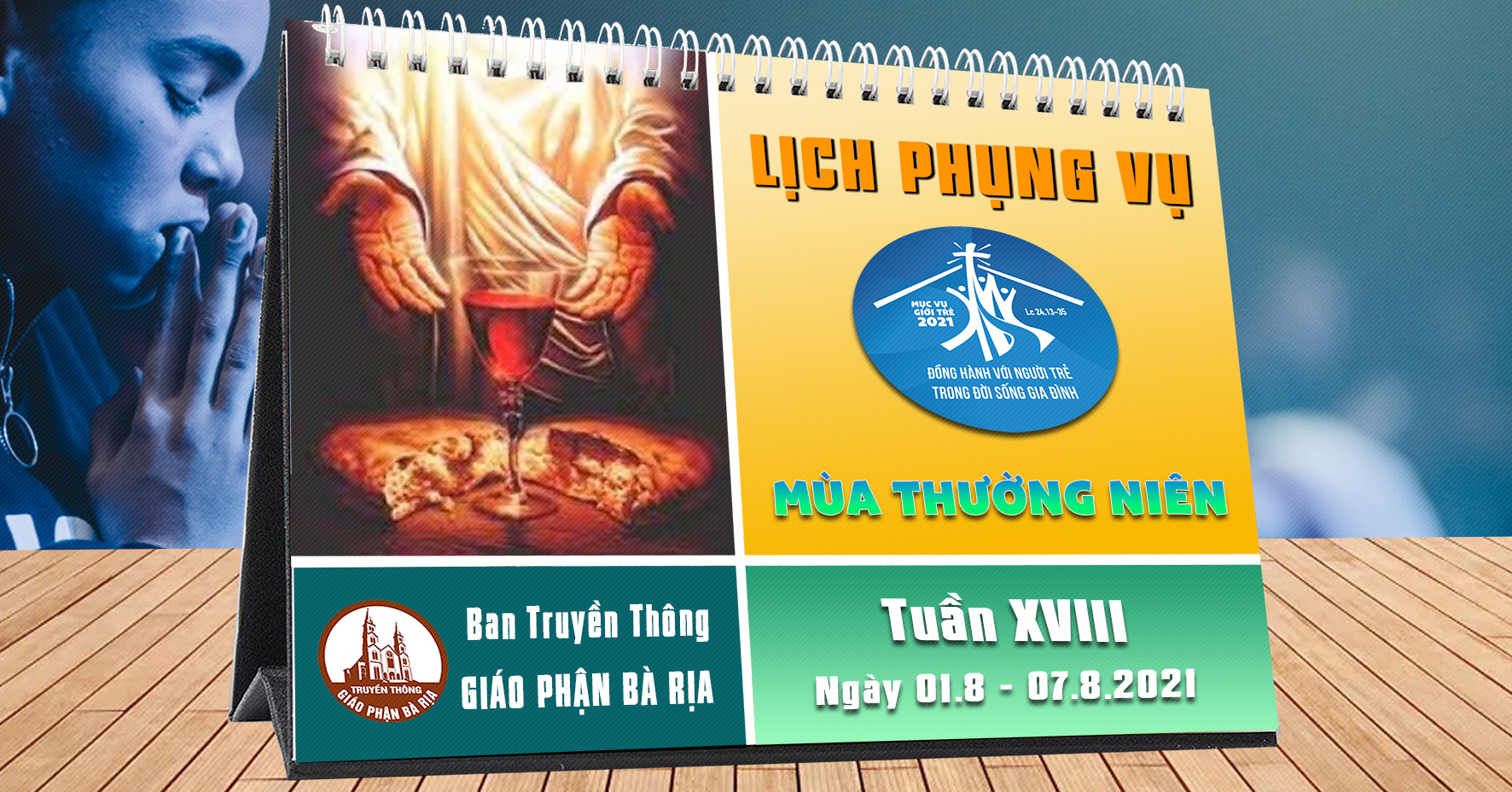 Lịch Phụng vụ từ ngày 01.8.2021 đến 08.8.2021