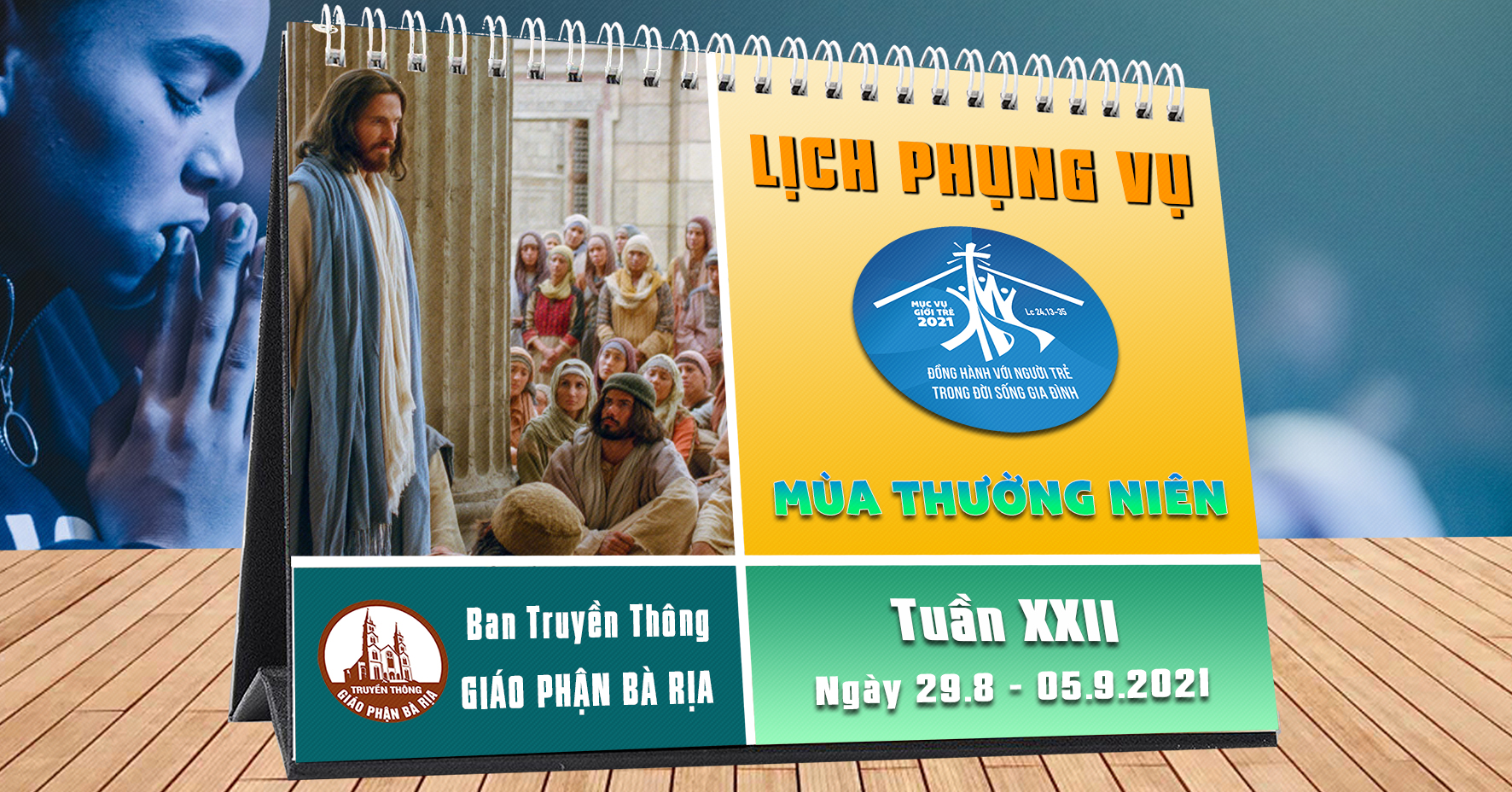 Lịch Phụng vụ từ ngày 29.8.2021 đến 05.9.2021