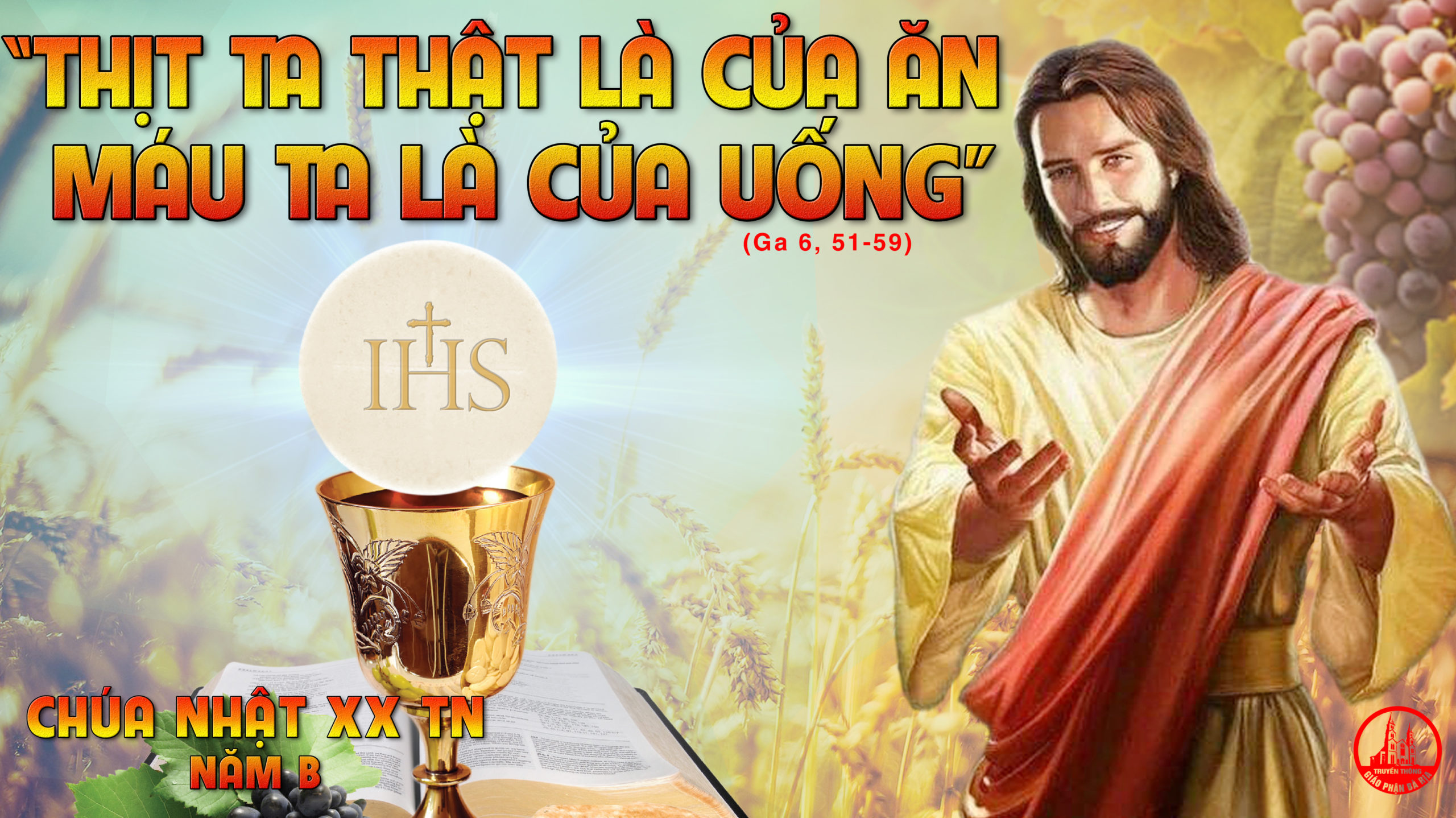 CÁC BÀI SUY NIỆM LỜI CHÚA CHÚA NHẬT XX THƯỜNG NIÊN-B