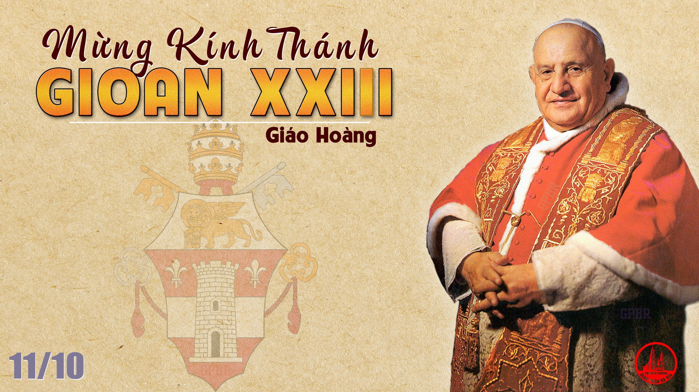 11.10.2021 – Thứ Hai Tuần XXVIII Thường Niên - Thánh Gioan XXIII, Giáo Hoàng