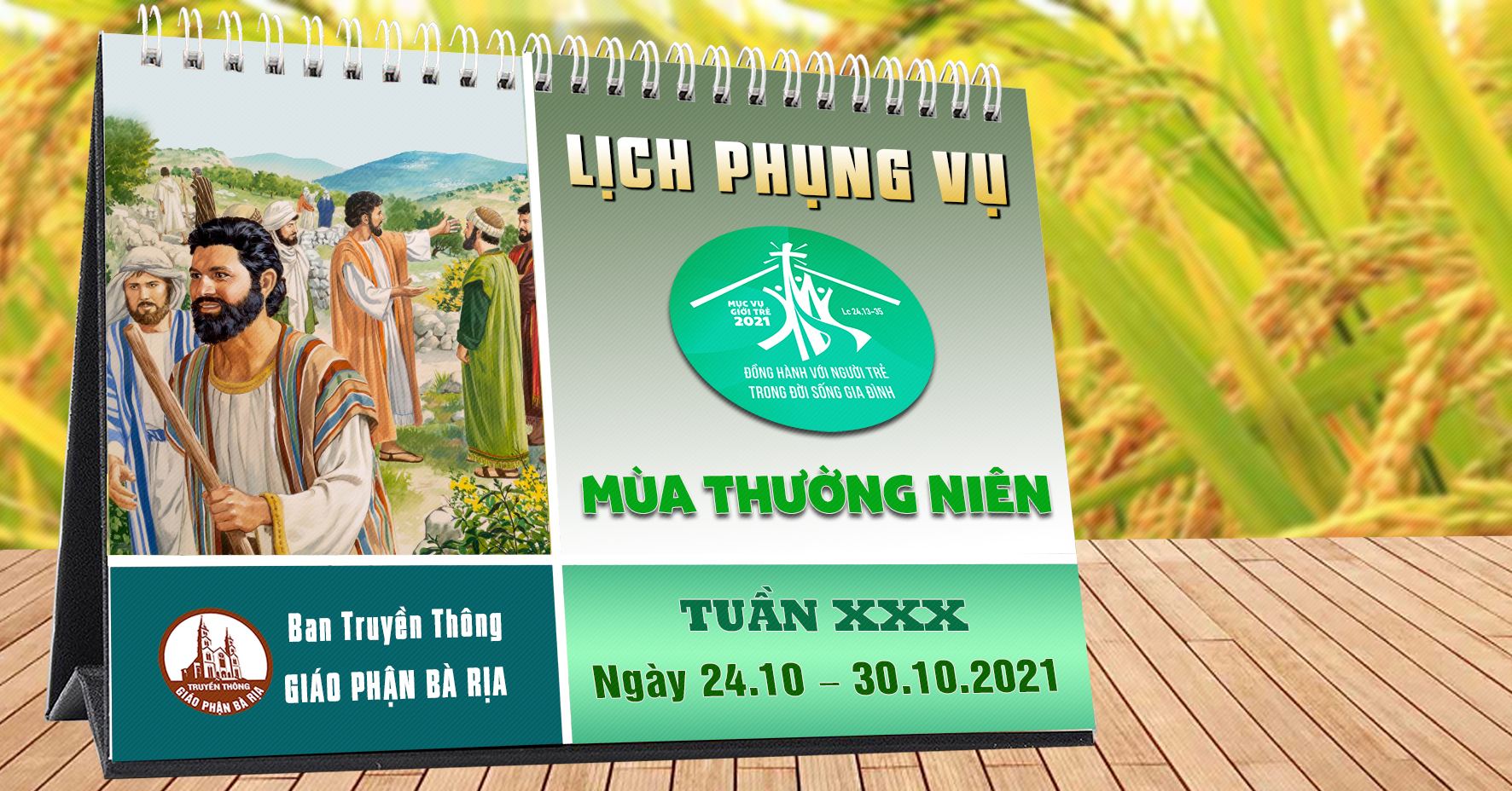 Lịch Phụng vụ từ ngày 24.10.2021 đến 31.10.2021
