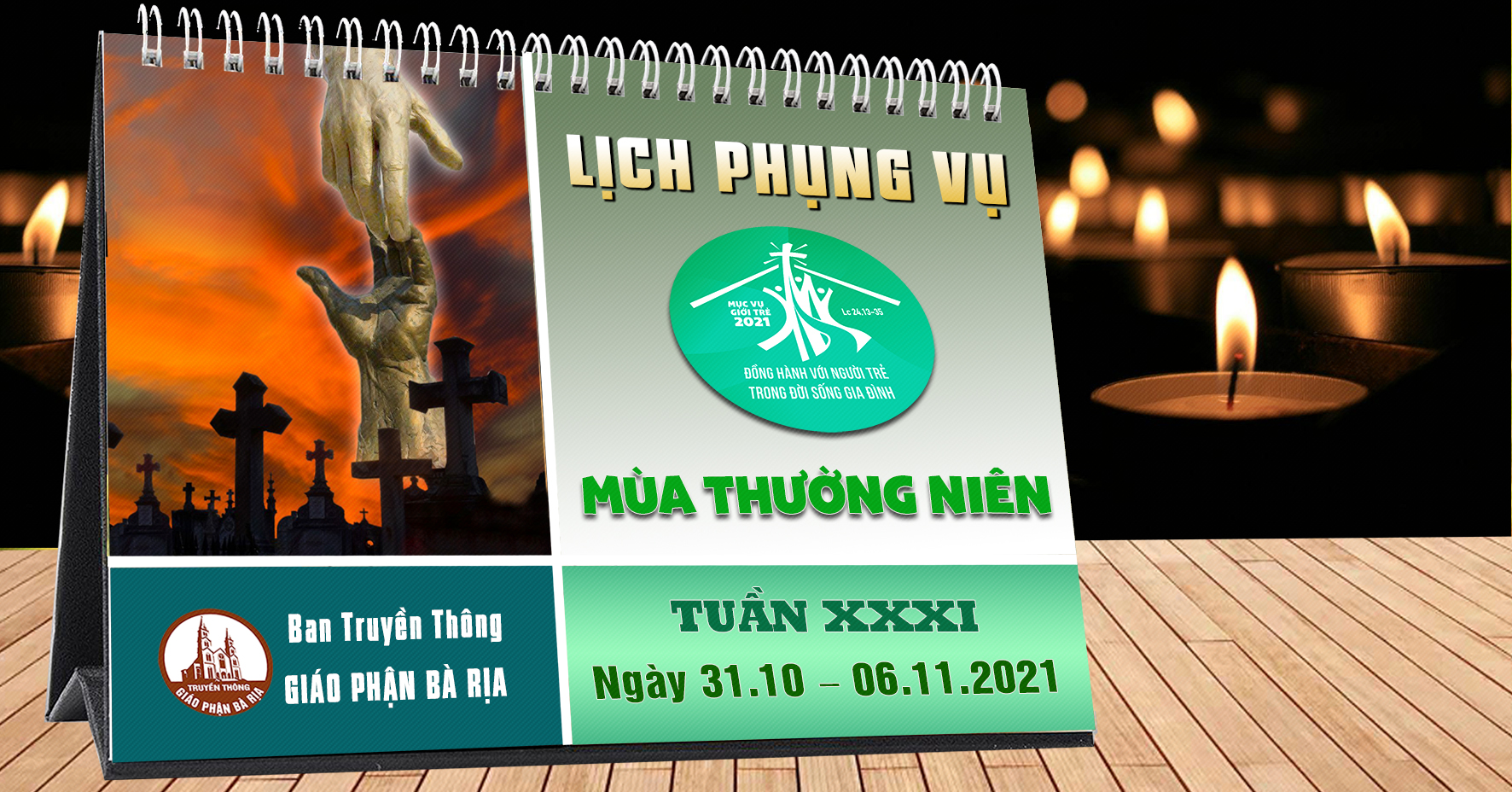 Lịch Phụng vụ từ ngày 31.10.2021 đến 07.11.2021