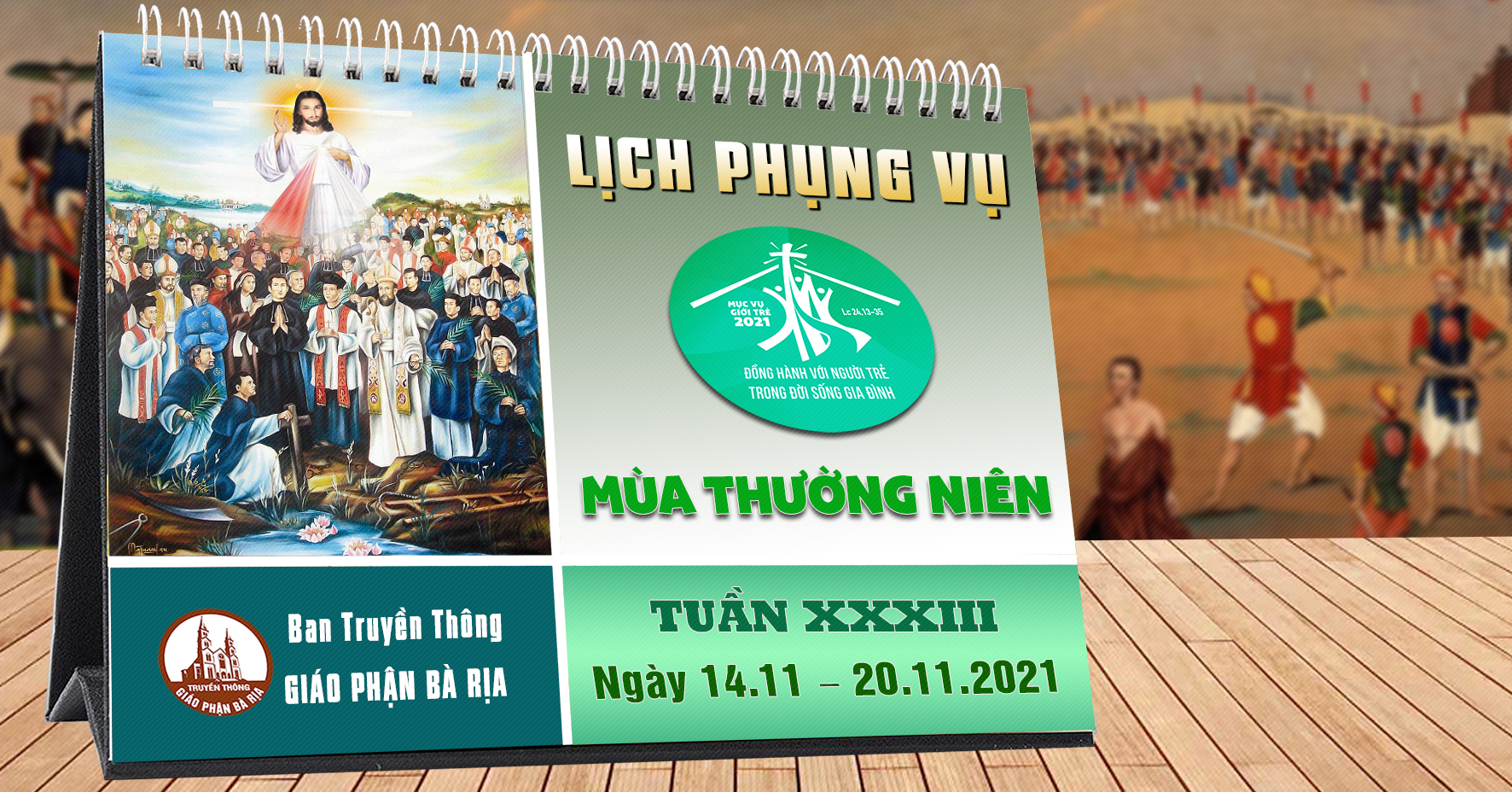 Lịch Phụng vụ từ ngày 14.11.2021 đến 21.11.2021