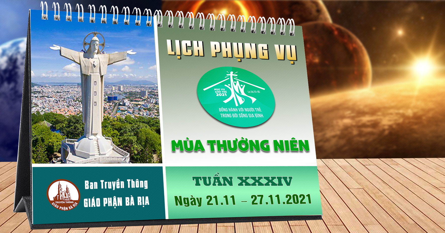 Lịch Phụng vụ từ ngày 21.11.2021 đến 28.11.2021