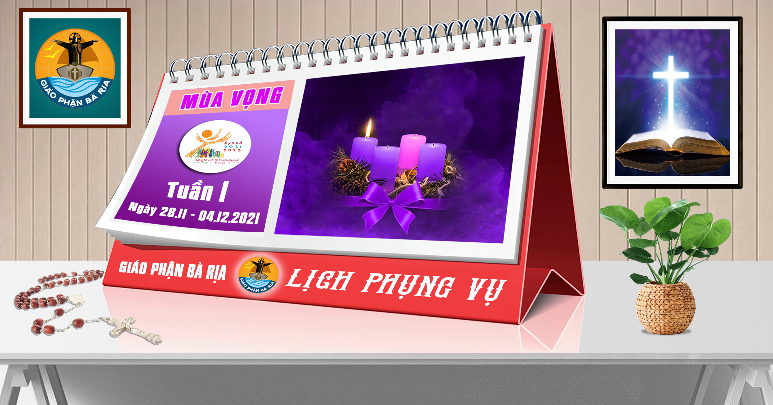 Lịch Phụng vụ từ ngày 28.11.2021 đến 05.12.2021