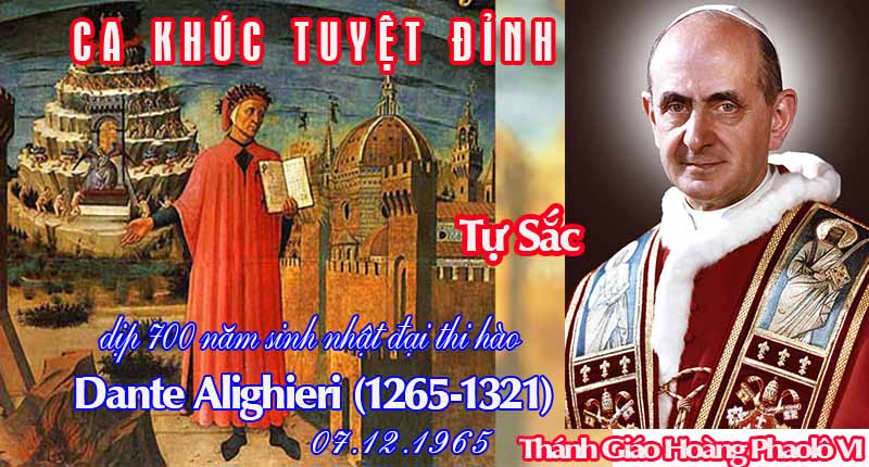Tự Sắc “Ca khúc tuyệt đỉnh – Altissimi Cantus” kỉ niệm 700 năm sinh nhật đại thi hào Dante Alighieri (1265-1321)