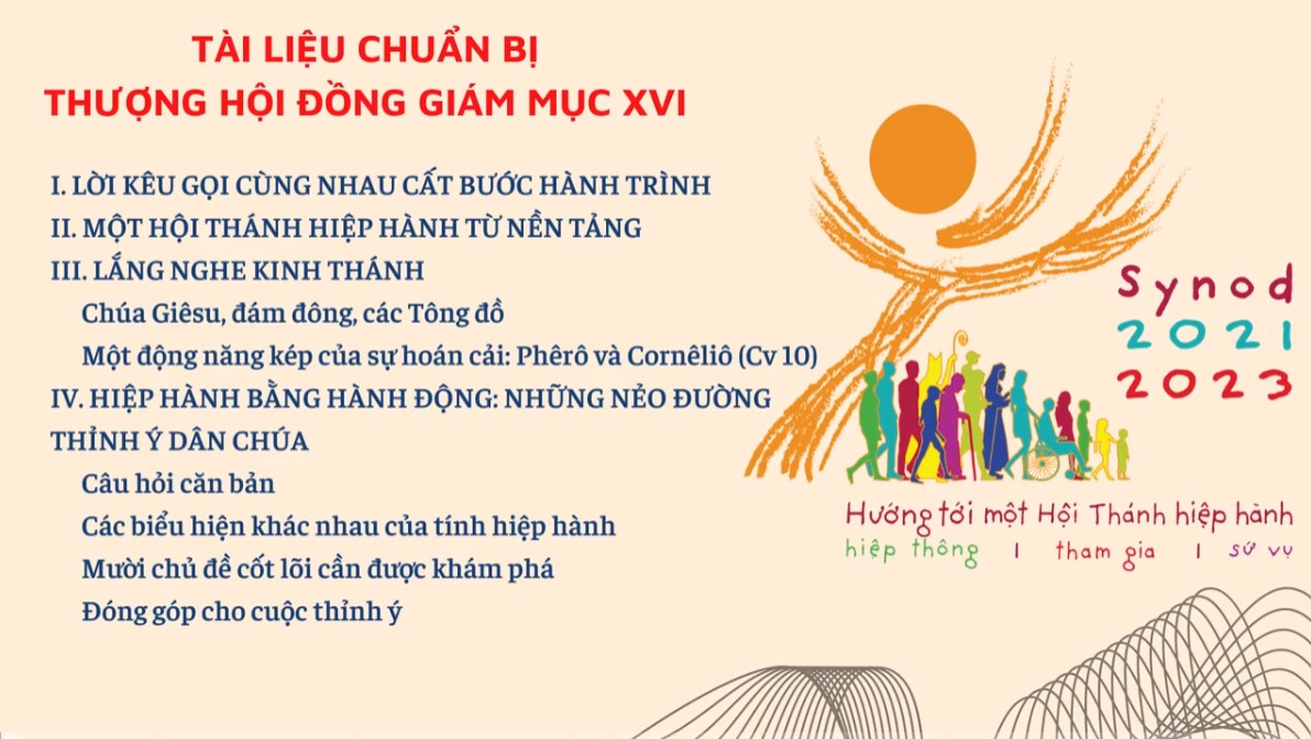 Video Tài liệu chuẩn bị Thượng Hội đồng Giám mục lần thứ XVI