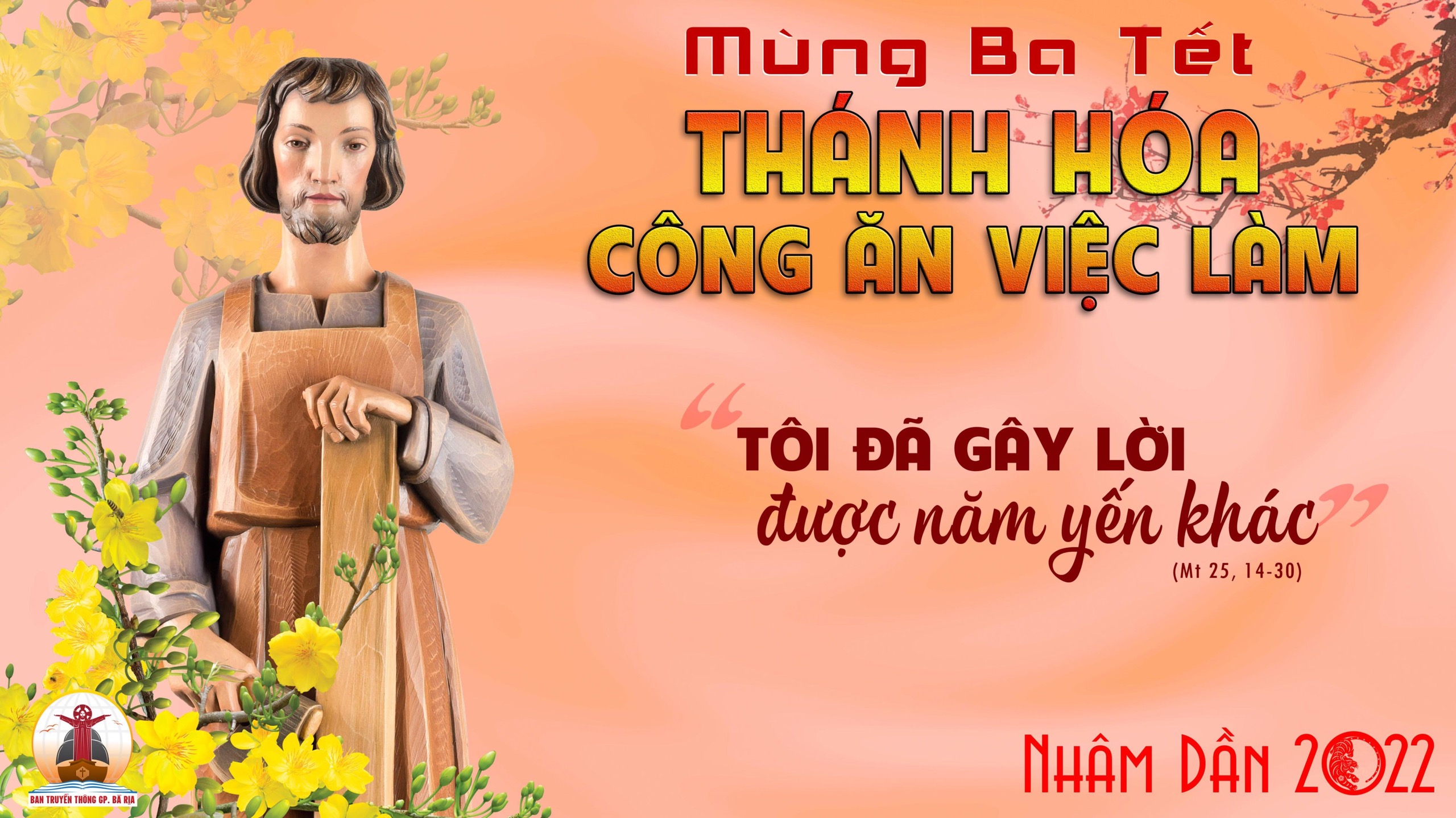 03.02.2022 – Thứ Năm Tuần IV Thường Niên  - Mồng Ba Tết