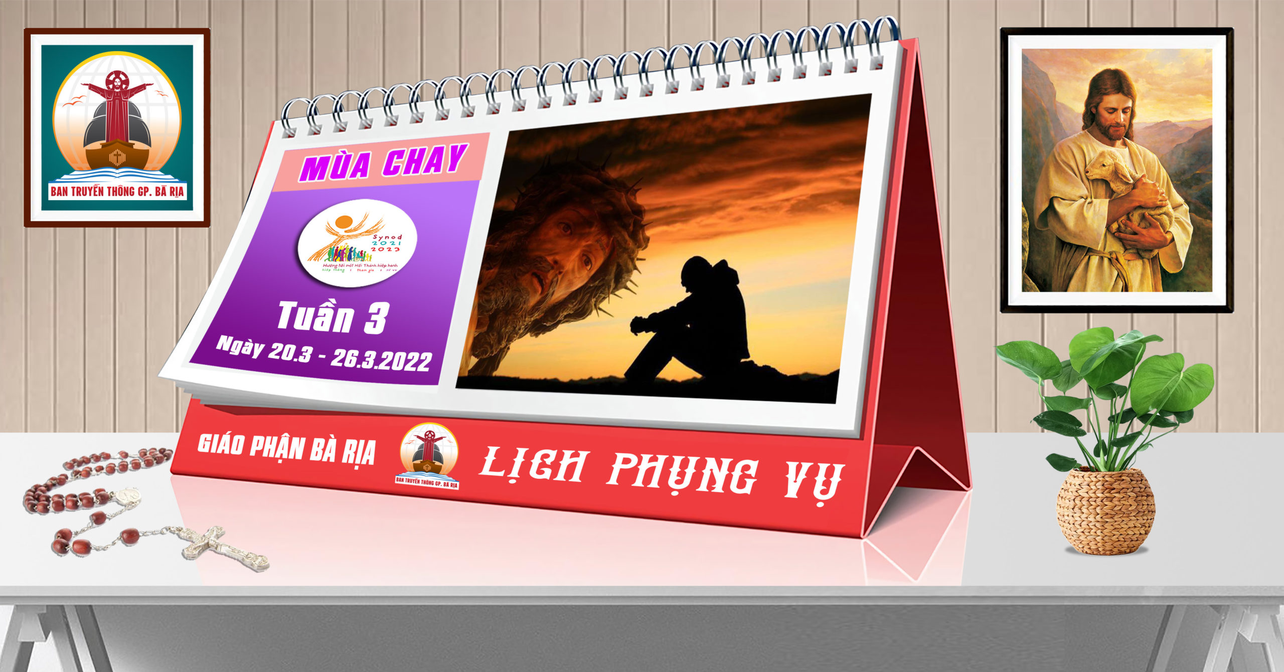 Lịch Phụng vụ từ ngày 20.3.2022 đến 27.3.2022
