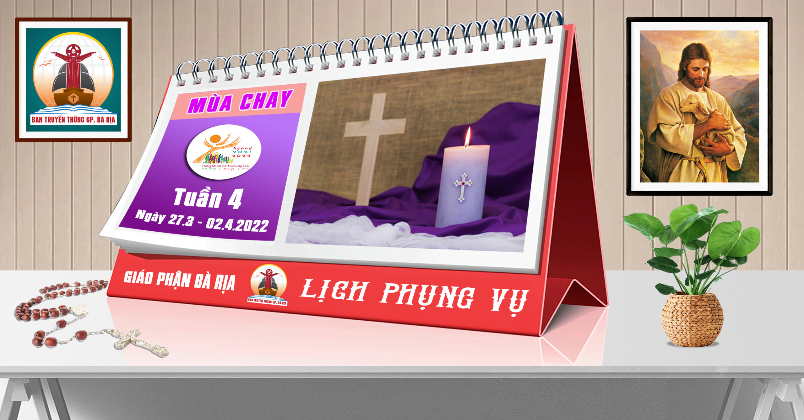 Lịch Phụng vụ từ ngày 27.3.2022 đến 03.4.2022