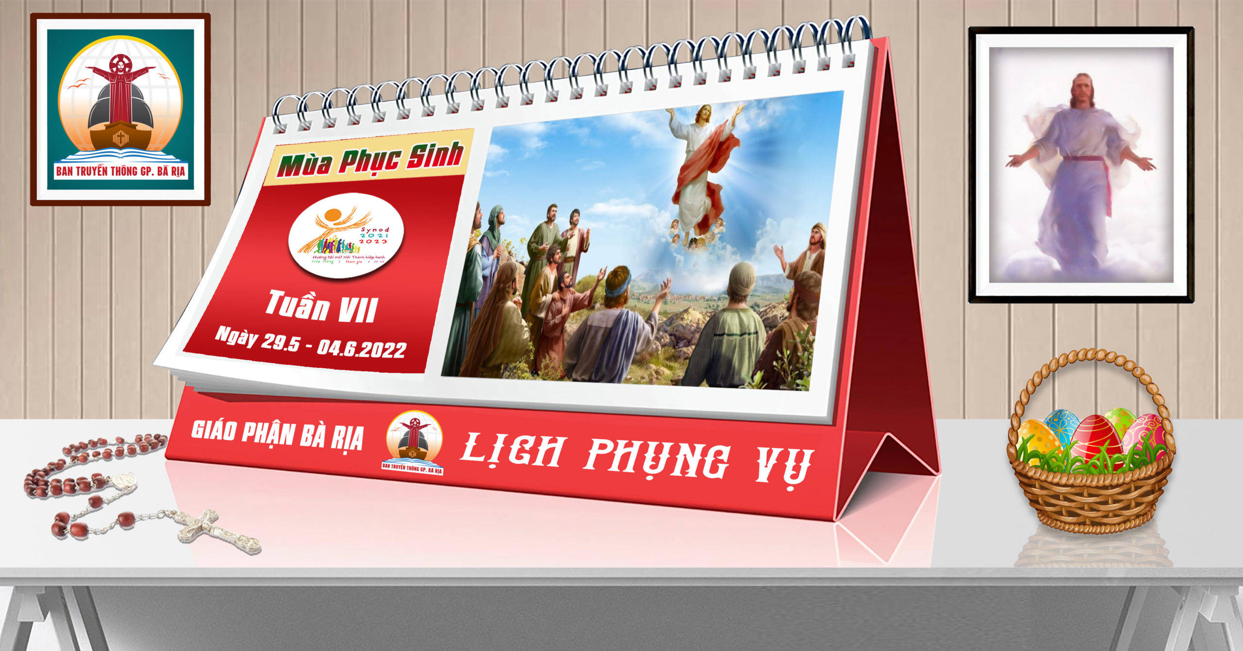 Lịch Phụng vụ từ ngày 29.5.2022 đến 05.6.2022