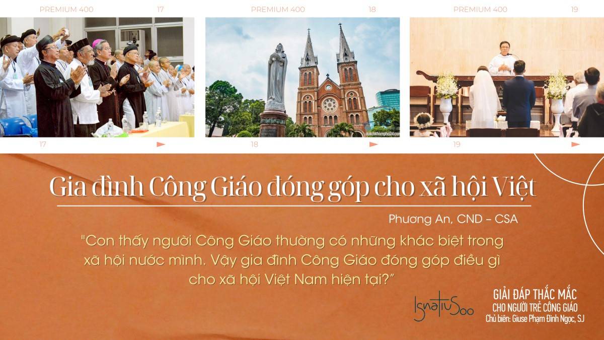 Gia đình Công Giáo đóng góp cho xã hội Việt