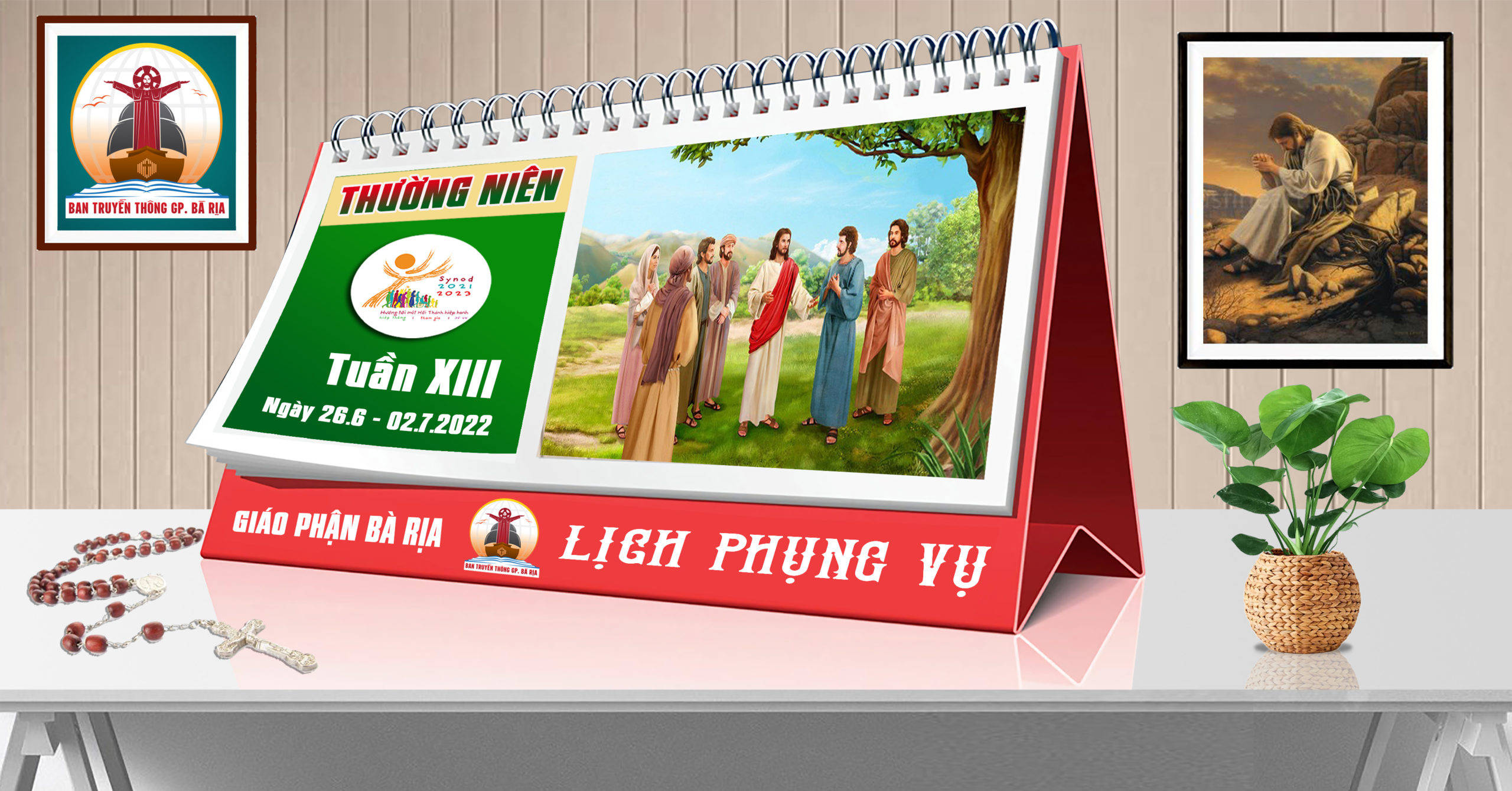 Lịch Phụng vụ từ ngày 26.6.2022 đến 03.7.2022