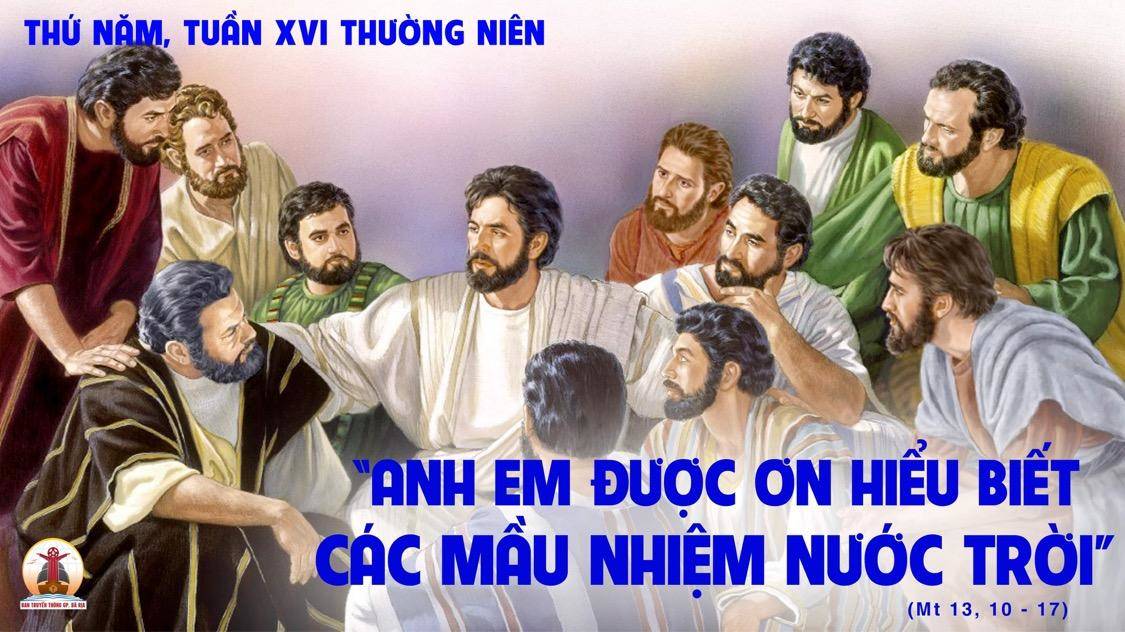 21.07.2022 – Thứ Năm Tuần XVI Thường Niên