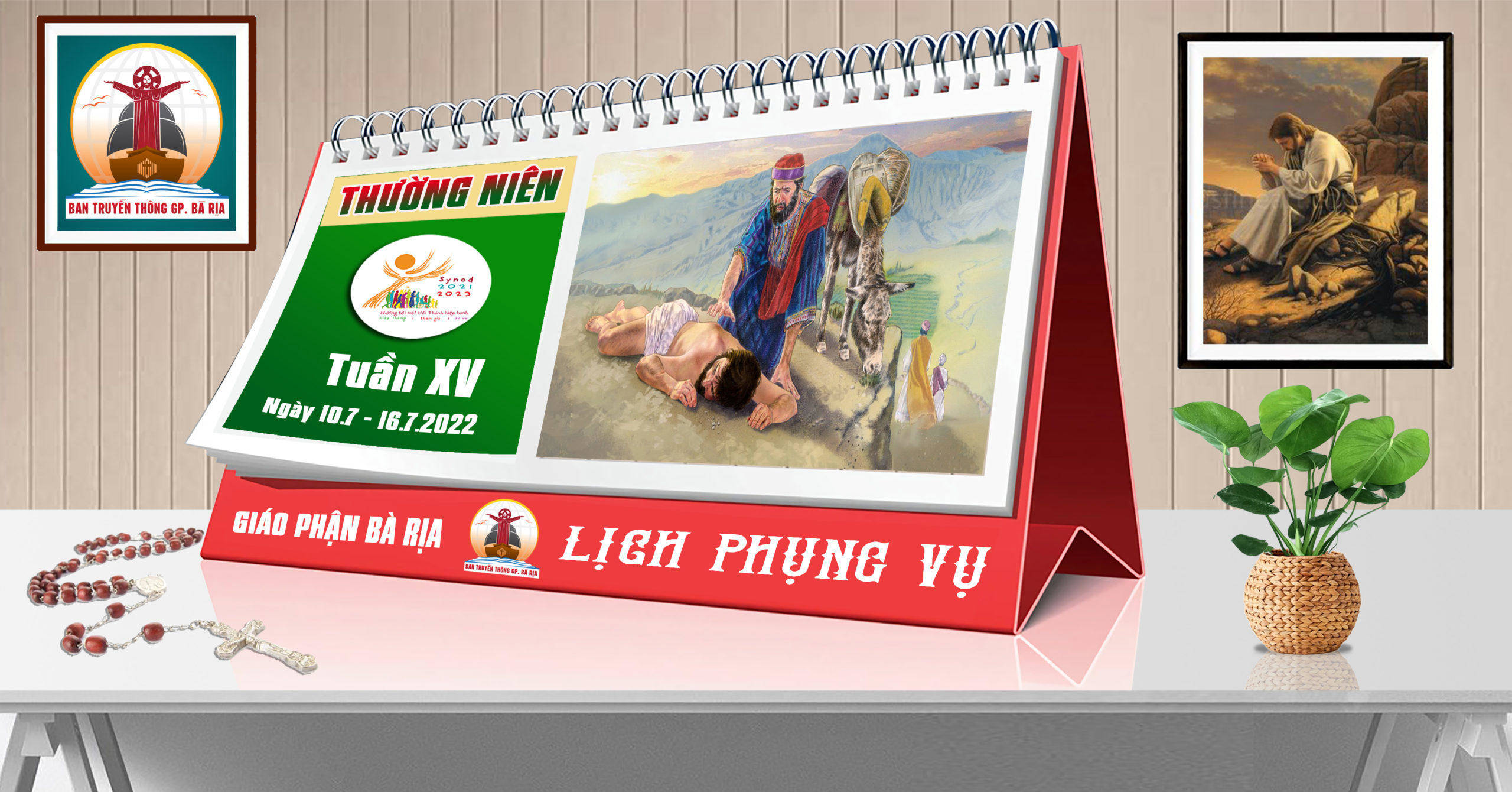 Lịch Phụng vụ từ ngày 10.7.2022 đến 17.7.2022