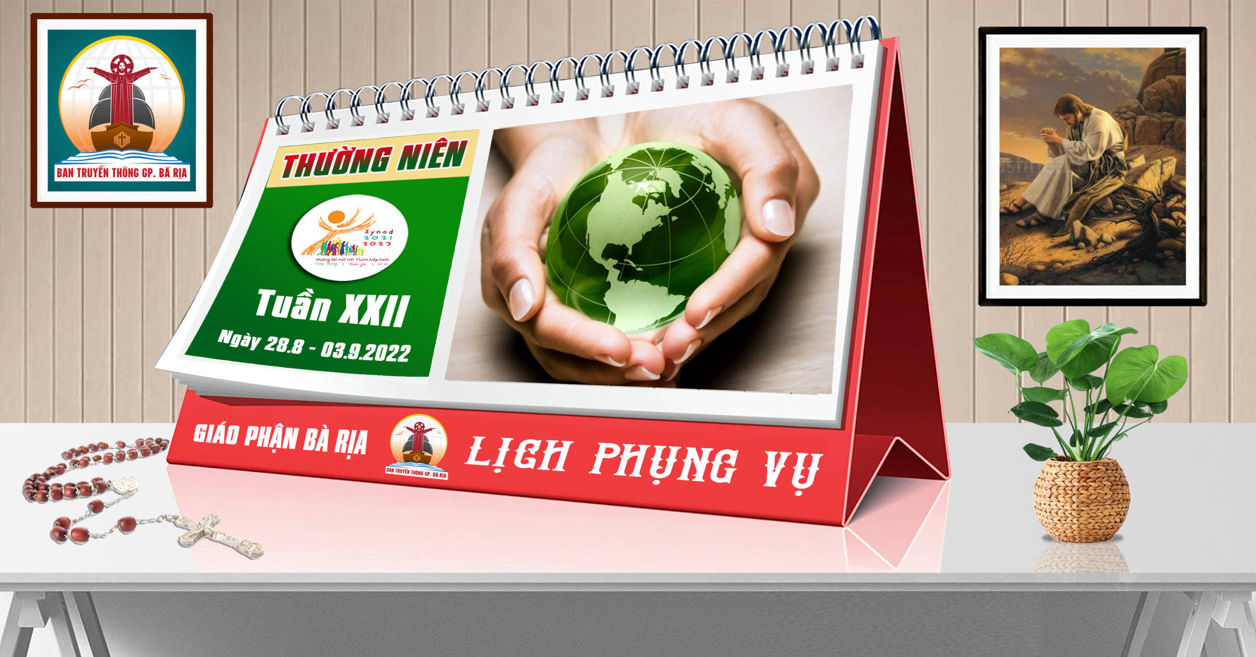 Lịch Phụng vụ từ ngày 28.8.2022 đến 04.9.2022
