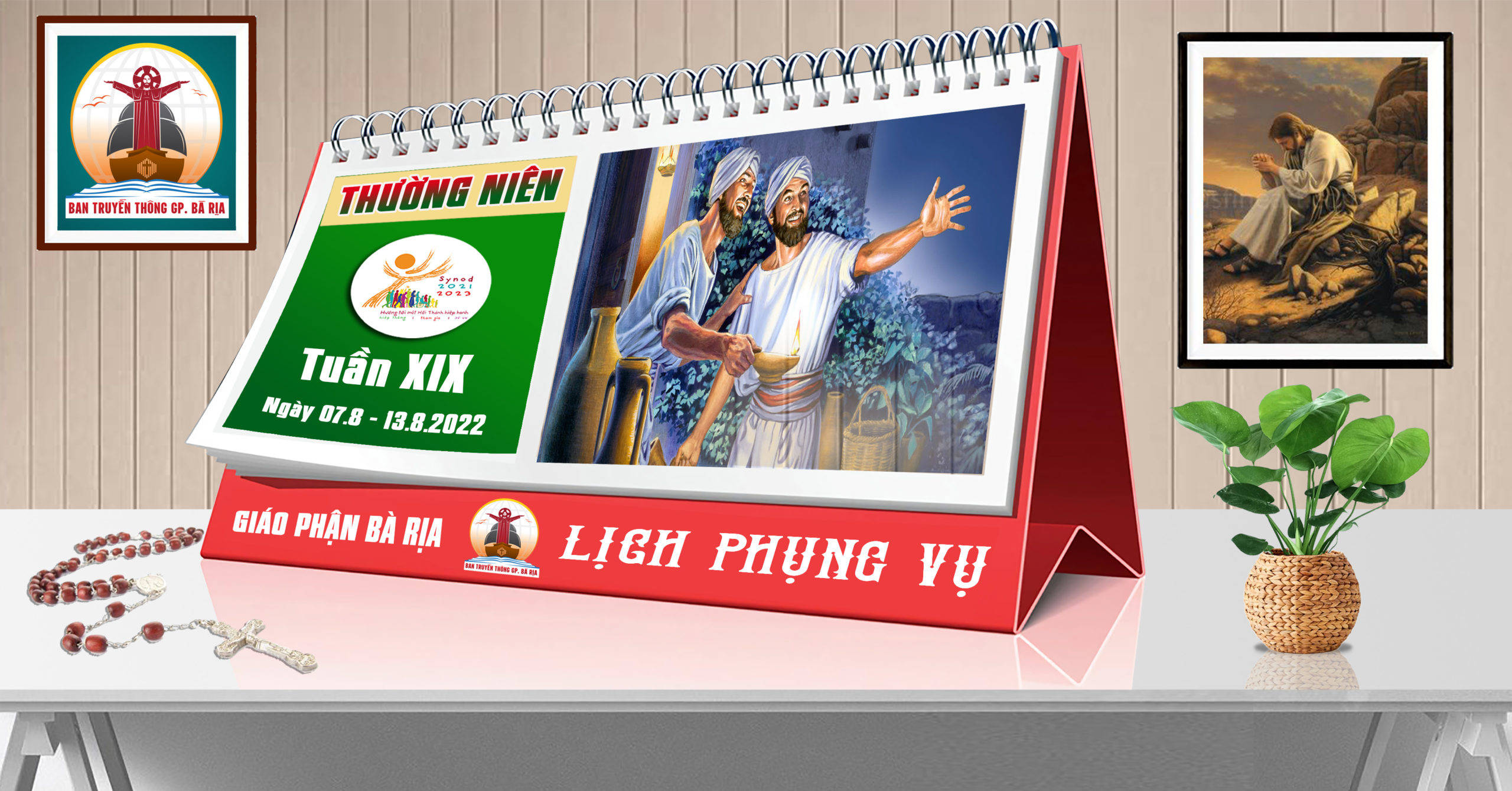Lịch Phụng vụ từ ngày 07.8.2022 đến 14.8.2022