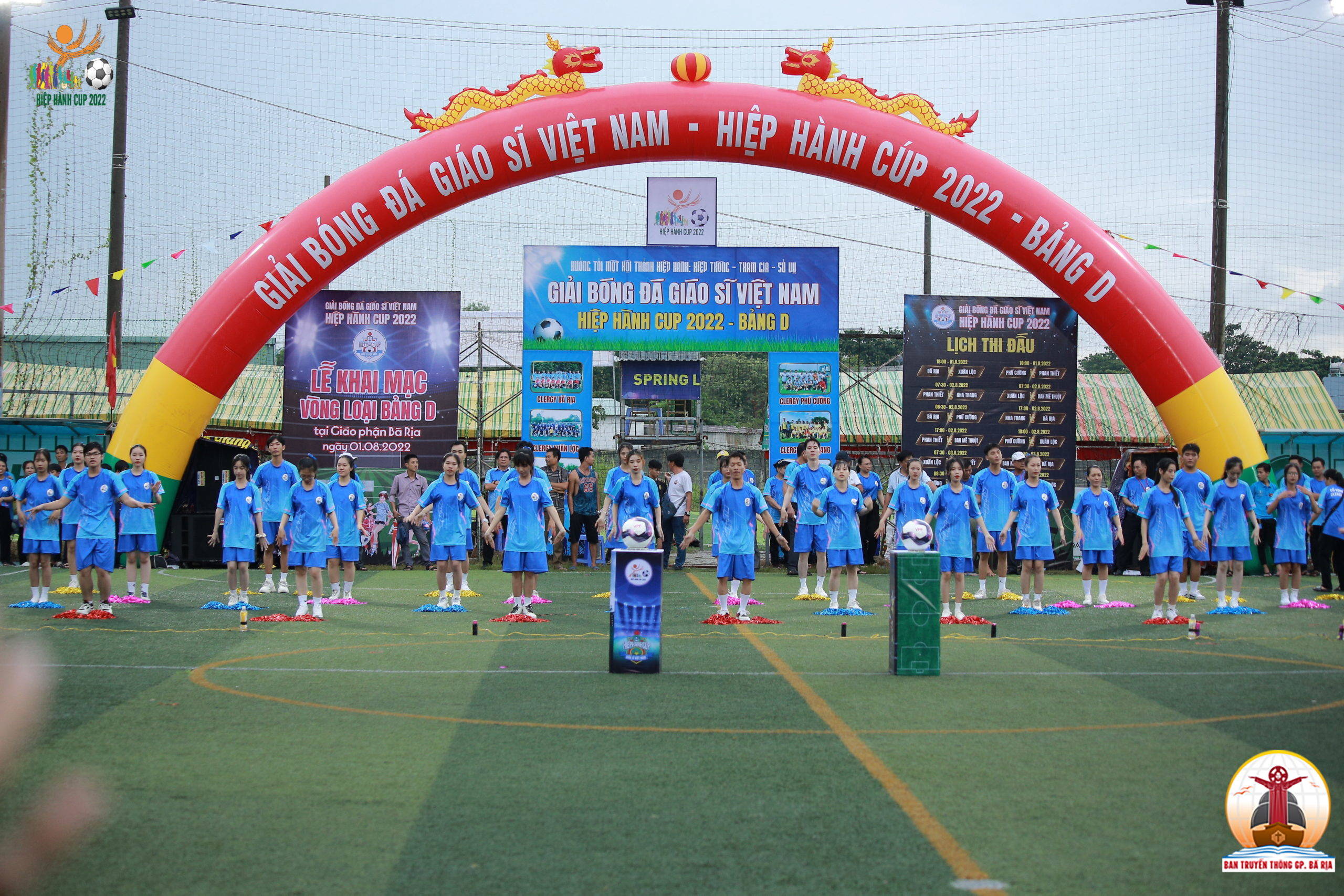 Lễ khai mạc Giải bóng đá Giáo sĩ Việt Nam –  Bảng D – Hiệp Hành Cup 2022 – Ngày 01.8.2022