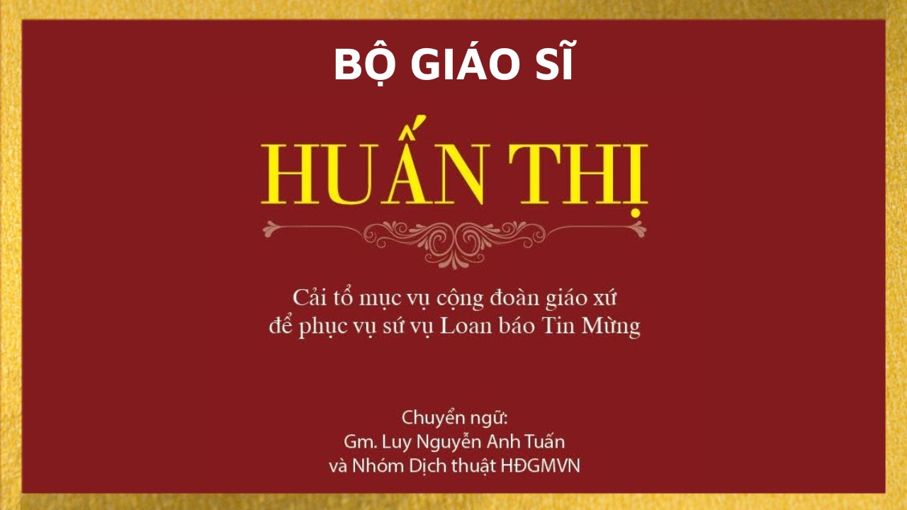 Bộ Giáo sĩ – Huấn thị cải tổ mục vụ cộng đoàn giáo xứ để phục vụ sứ vụ Loan báo Tin Mừng của Hội Thánh