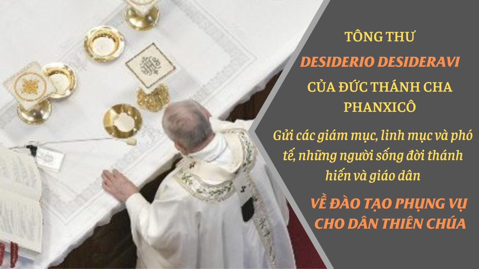 Thông báo phát hành ấn phẩm - Tông thư Desiderio Desideravi