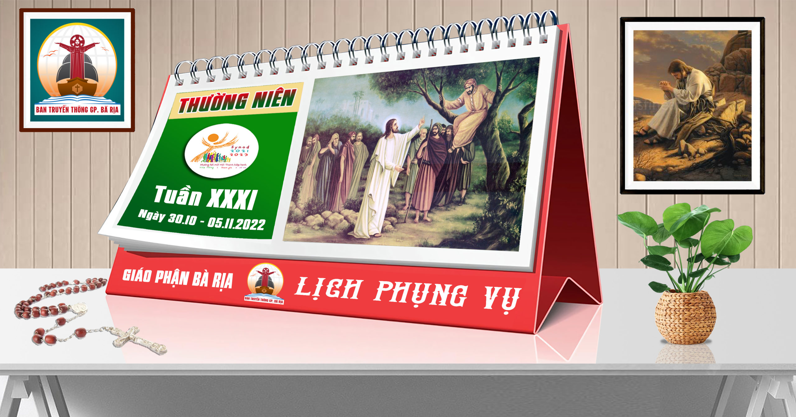 Lịch Phụng vụ từ ngày 30.10.2022 đến 06.11.2022