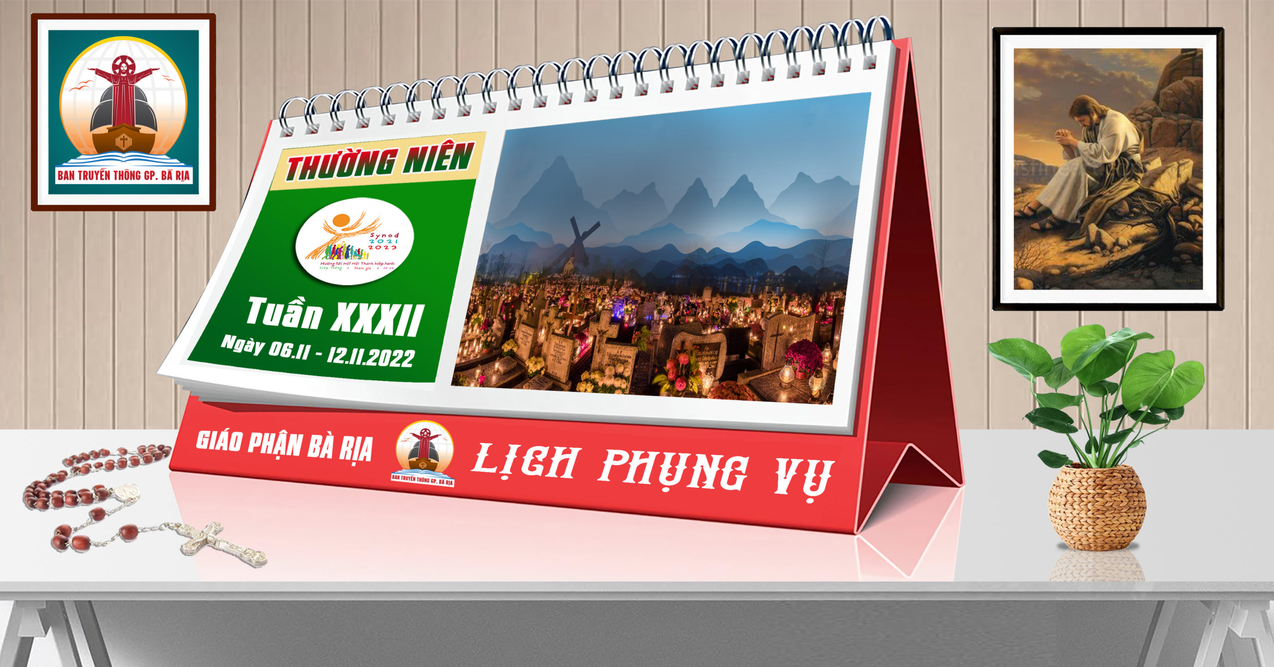 Lịch Phụng vụ từ ngày 06.11.2022 đến 13.11.2022