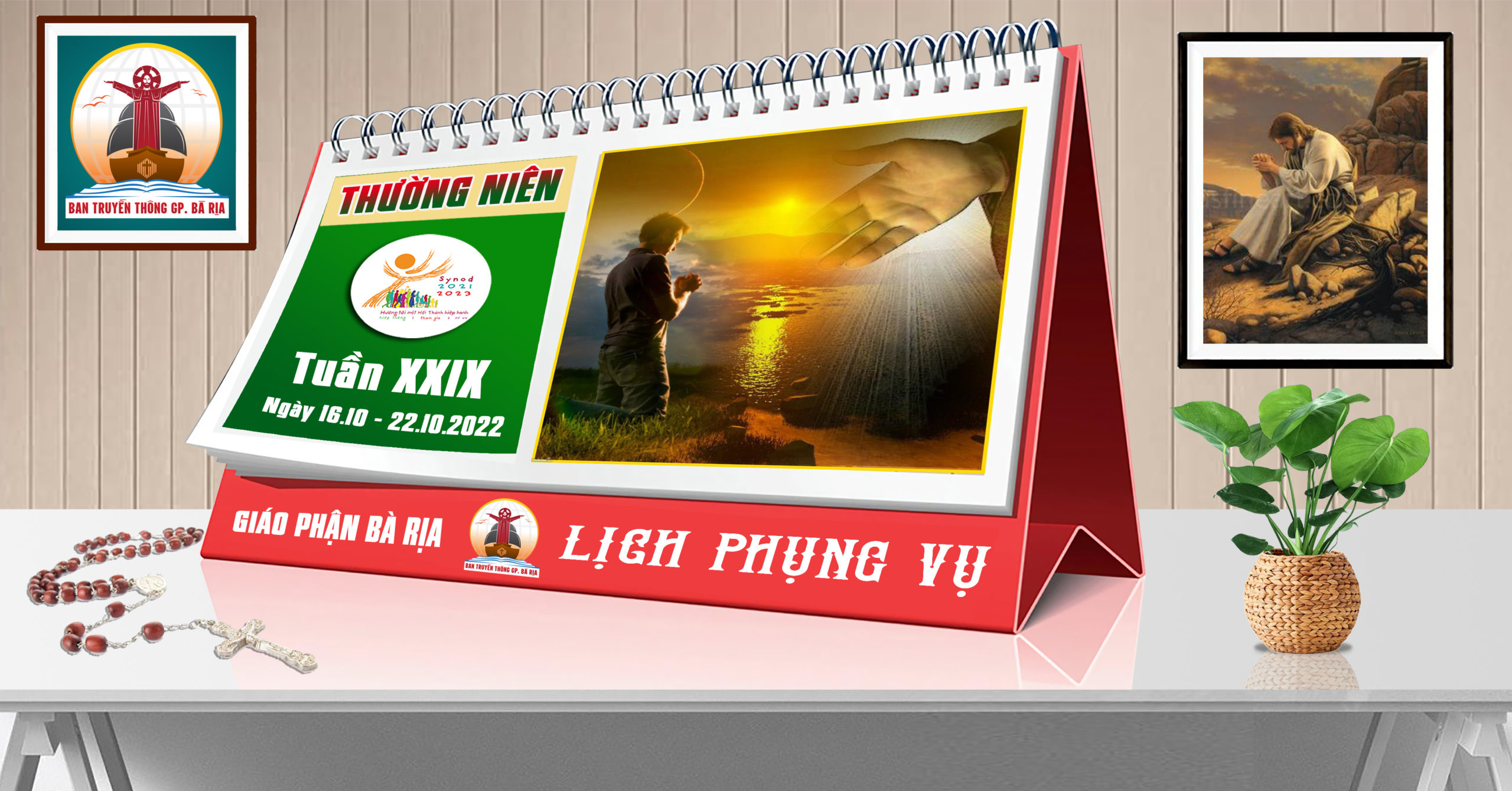 Lịch Phụng vụ từ ngày 16.10.2022 đến 23.10.2022