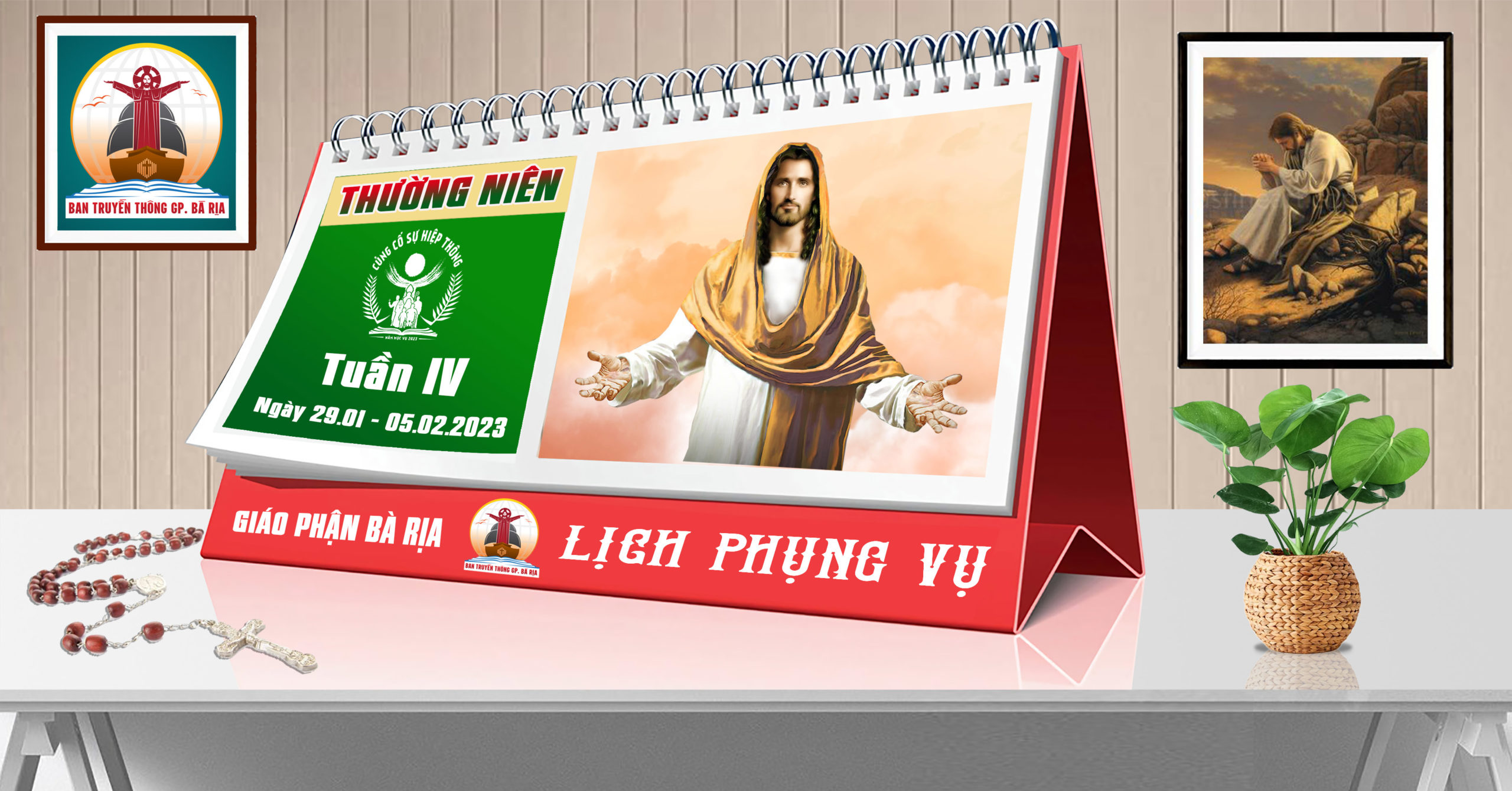 Lịch Phụng vụ từ ngày 29.01.2023 đến 05.02.2023