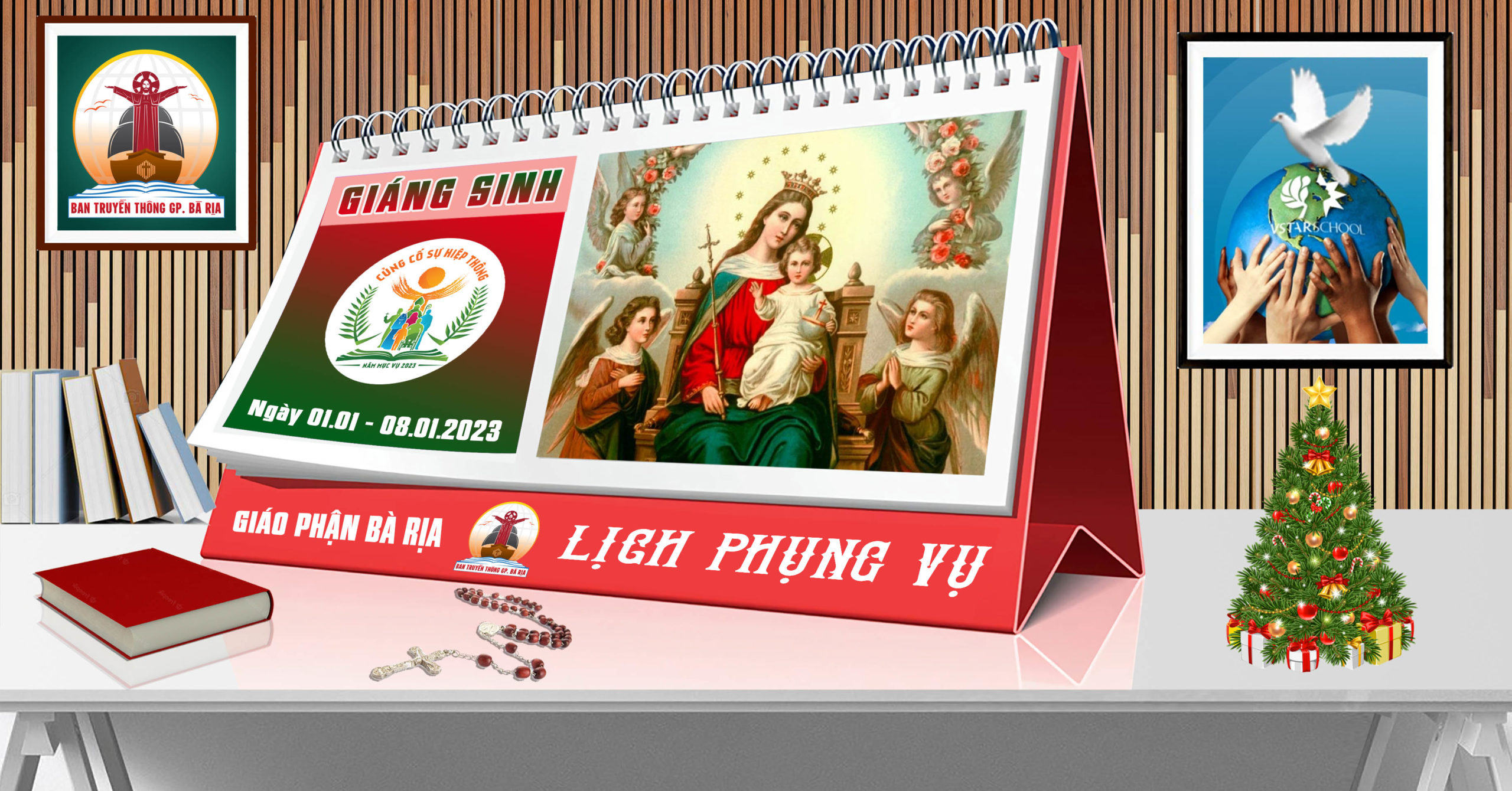 Lịch Phụng vụ từ ngày 01.01.2023 đến 08.01.2023