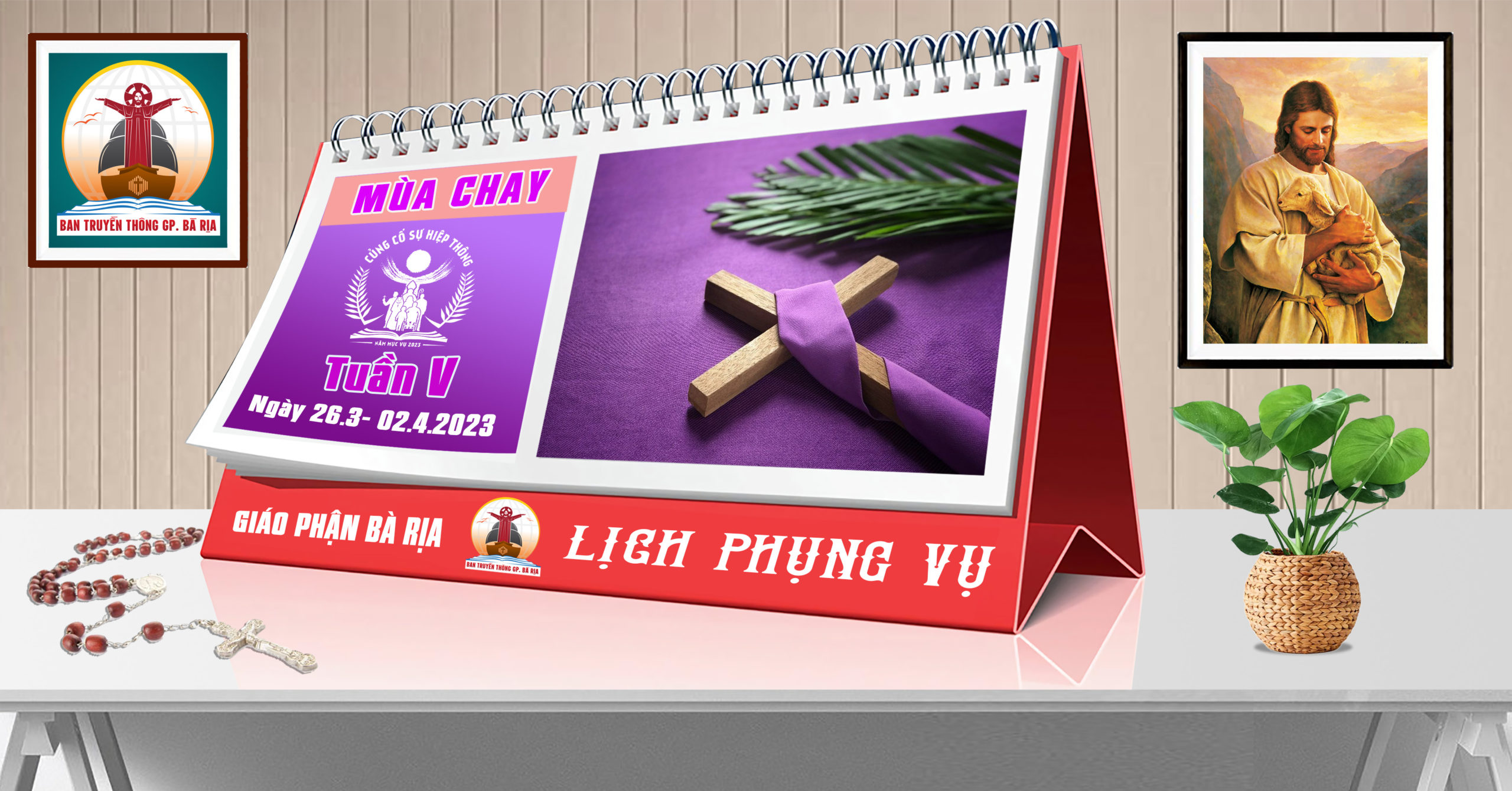 Lịch Phụng vụ từ ngày 26.3.2023 đến 02.4.2023