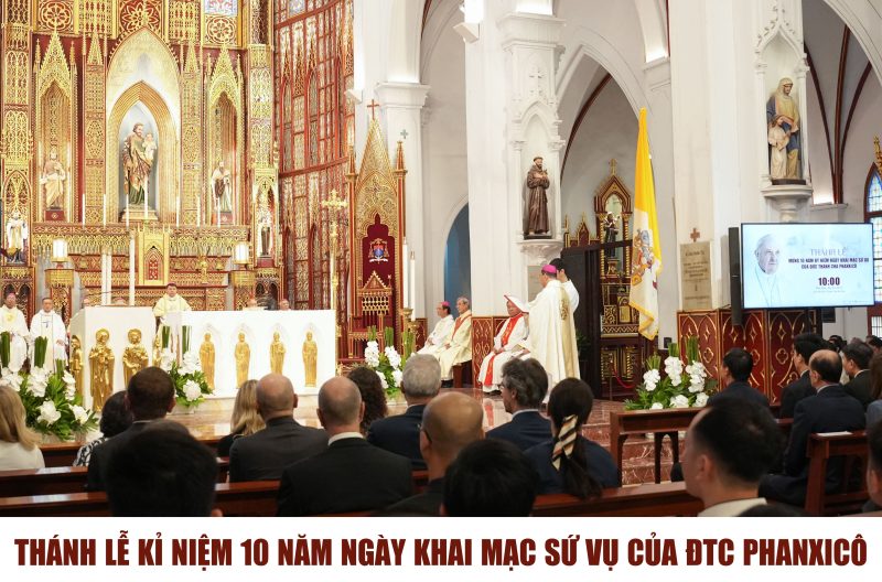 Giáo tỉnh Hà Nội mừng kỉ niệm 10 năm ngày khai mạc sứ vụ của Đức Thánh Cha Phanxicô