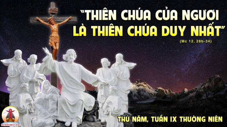 08.06.2023 – Thứ Năm Tuần IX Thường Niên