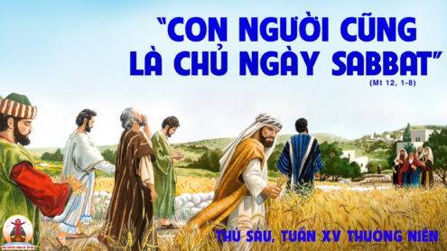21.07.2023 – Thứ Sáu Tuần XV Thường Niên