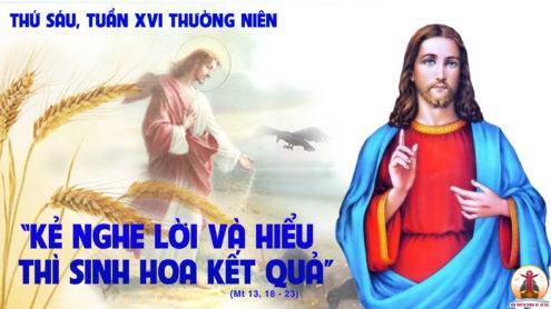 28.07.2023 – Thứ Sáu Tuần XVI Thường Niên