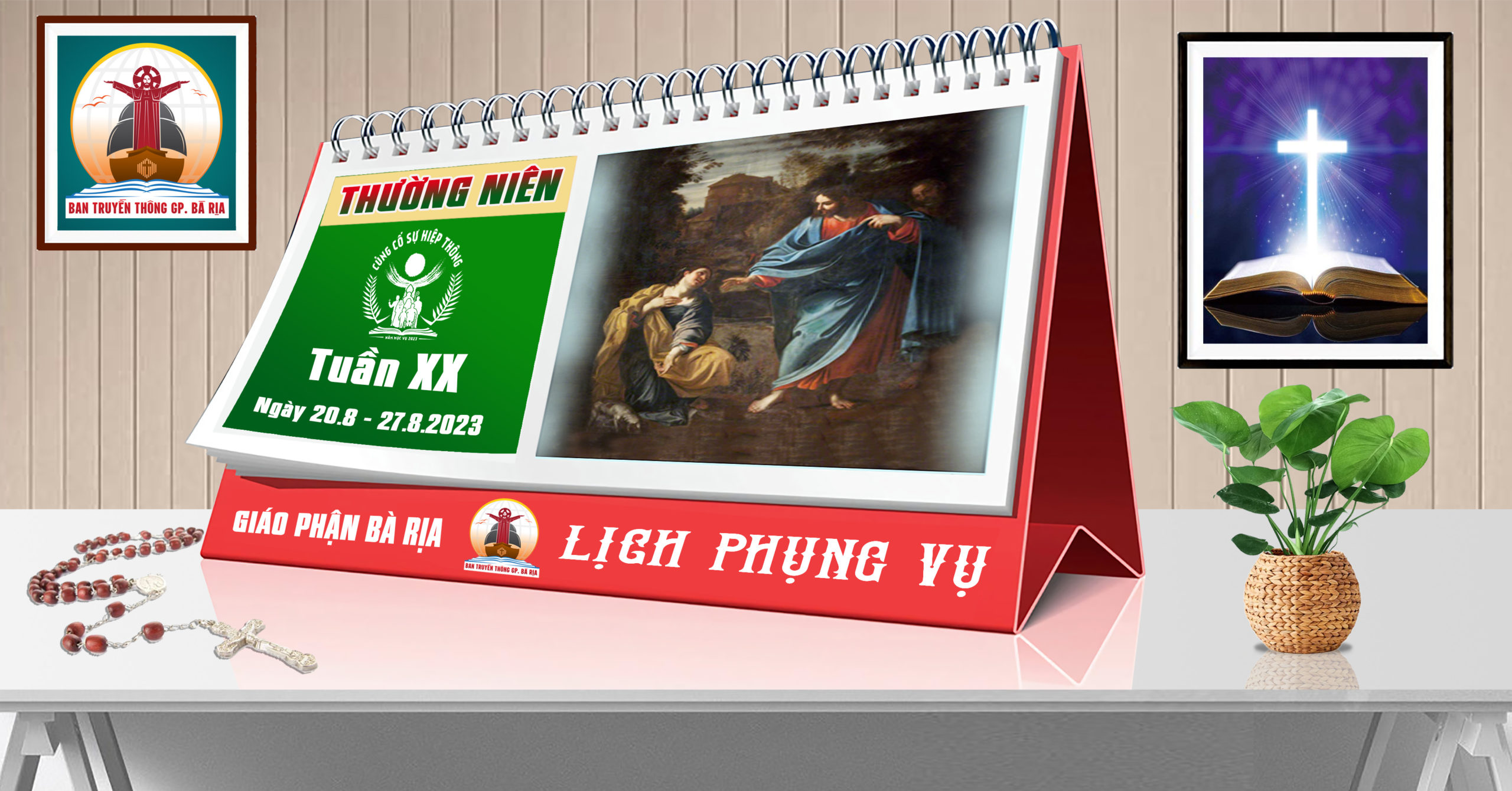 Lịch Phụng vụ từ ngày 20.8.2023 đến 27.8.2023