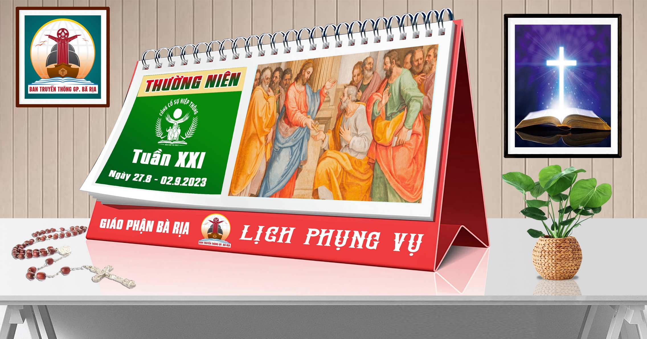 Lịch Phụng vụ từ ngày 27.8.2023 đến 03.9.2023