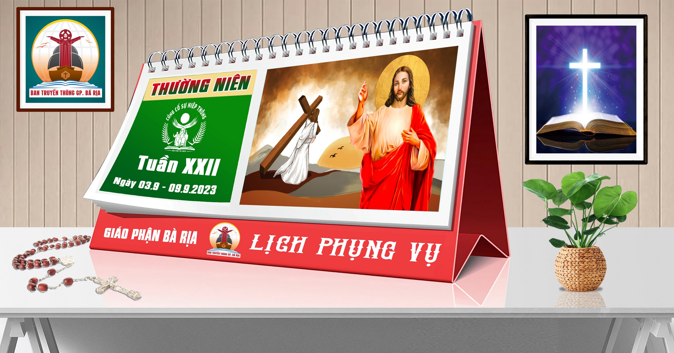 Lịch Phụng vụ từ ngày 03.9.2023 đến 10.9.2023