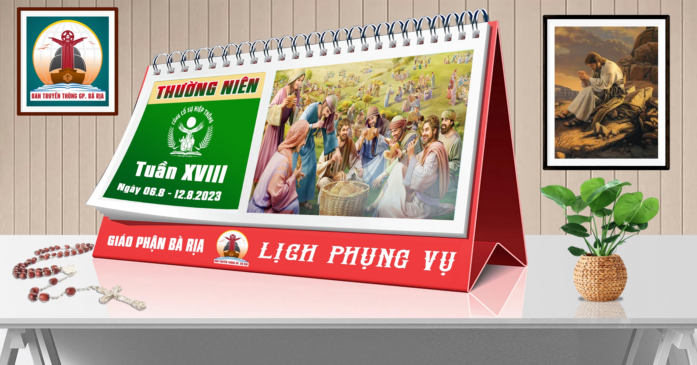 Lịch Phụng vụ từ ngày 06.8.2023 đến 13.8.2023