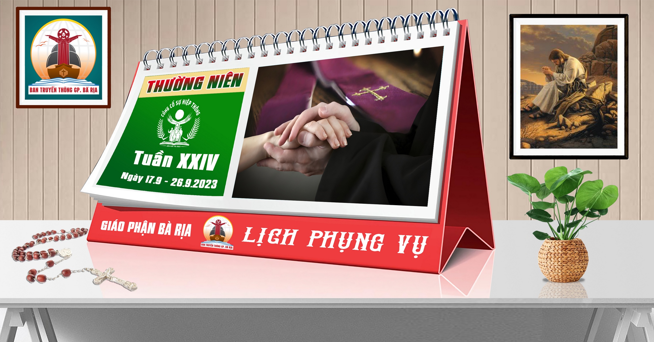Lịch Phụng vụ từ ngày 17.9.2023 đến 24.9.2023