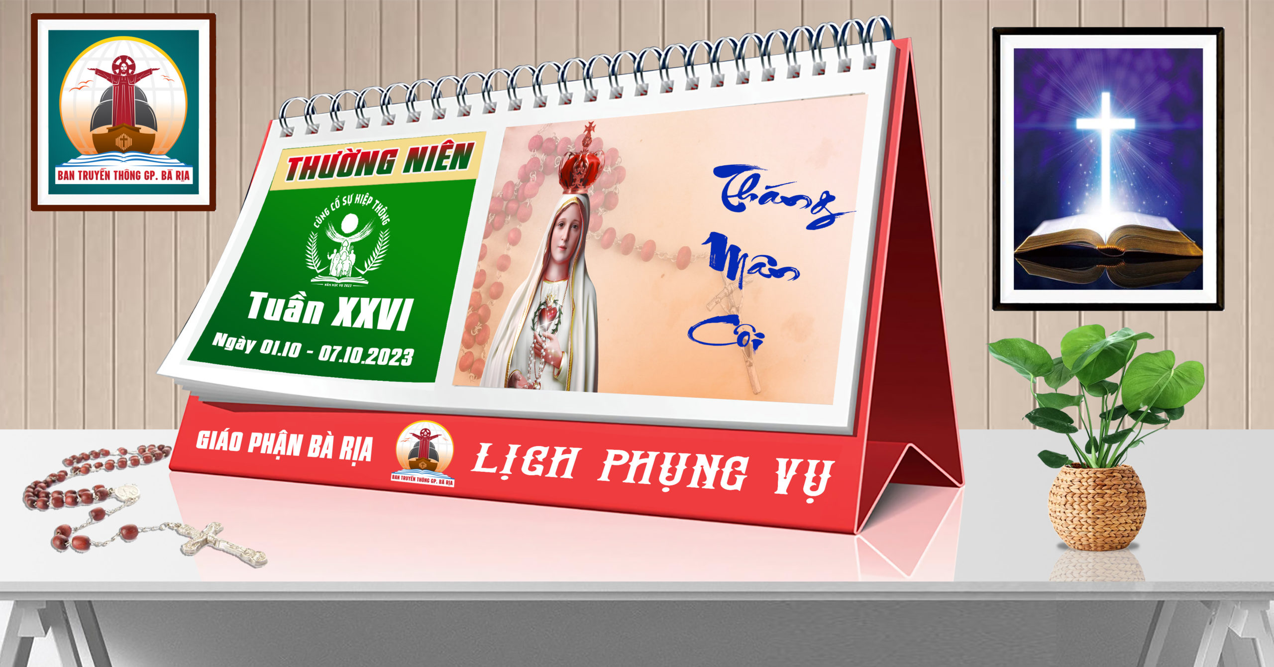 Lịch Phụng vụ từ ngày 01.10. 2023 đến 08.10.2023