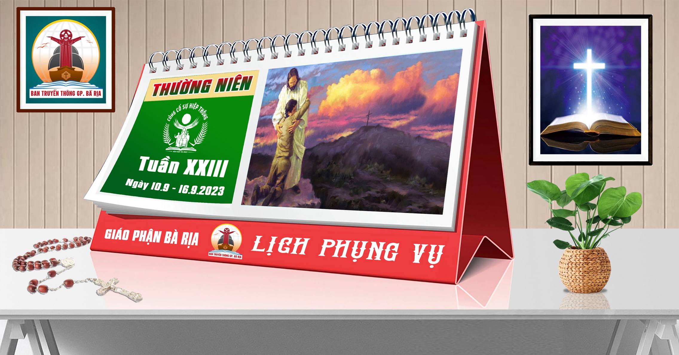 Lịch Phụng vụ từ ngày 10.9.2023 đến 17.9.2023