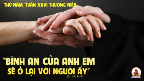 05.10.2023 – Thứ Năm Tuần XXVI Thường Niên